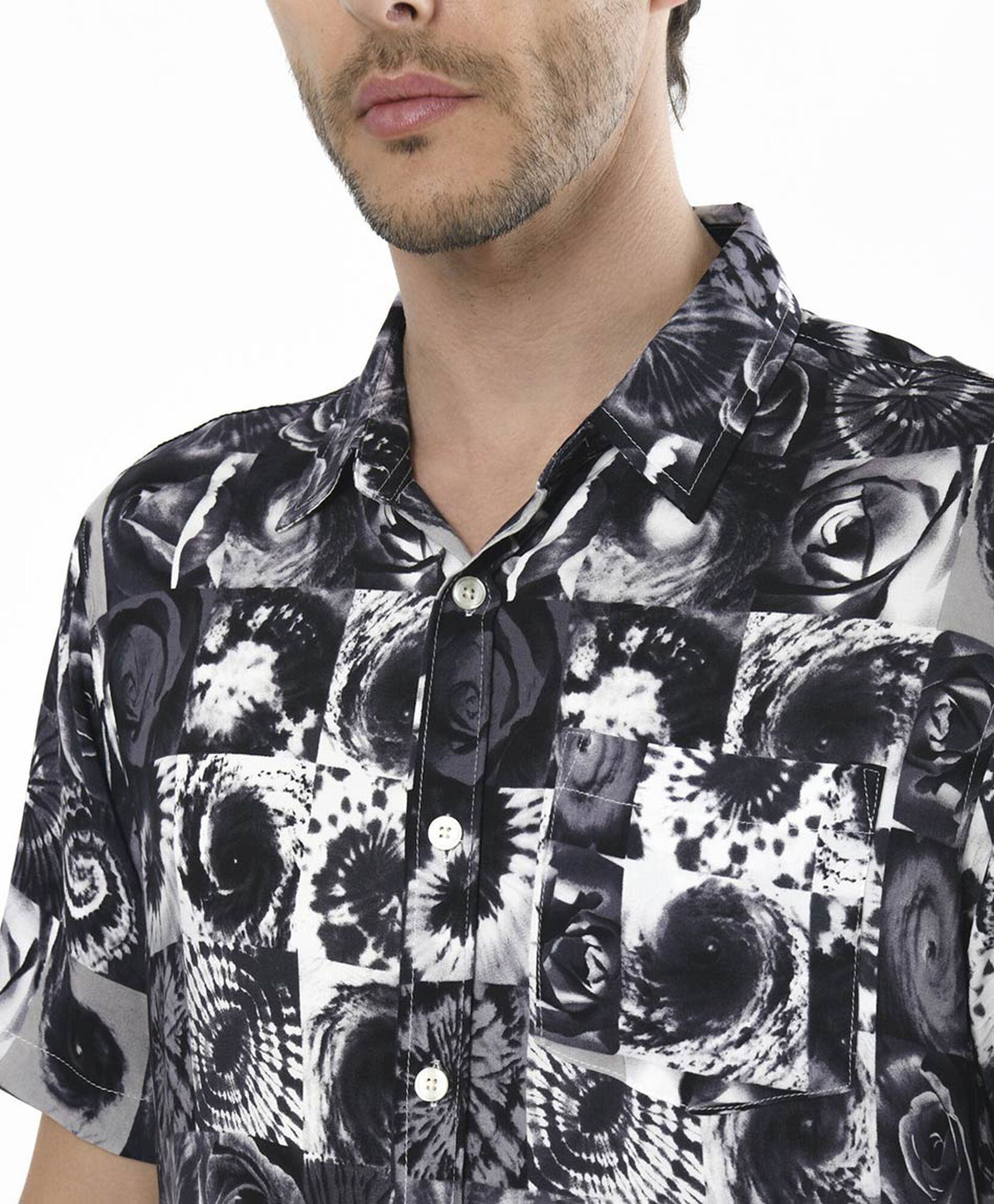 Camisa hombre tie dye flor Camisa hombre tie dye flor