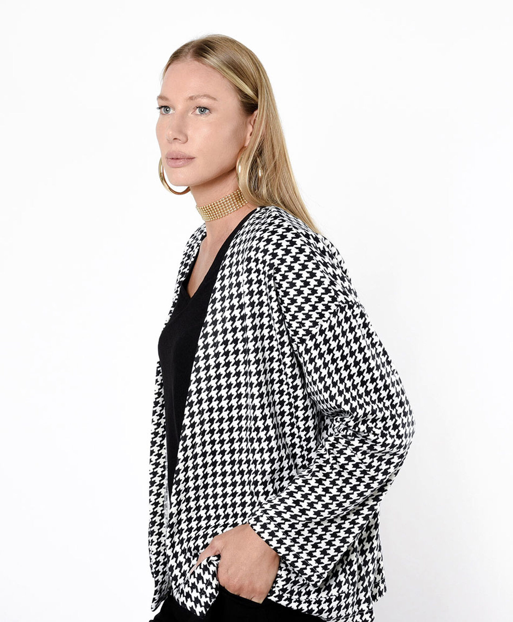 Chaqueta mujer pied de poule Chaqueta mujer pied de poule