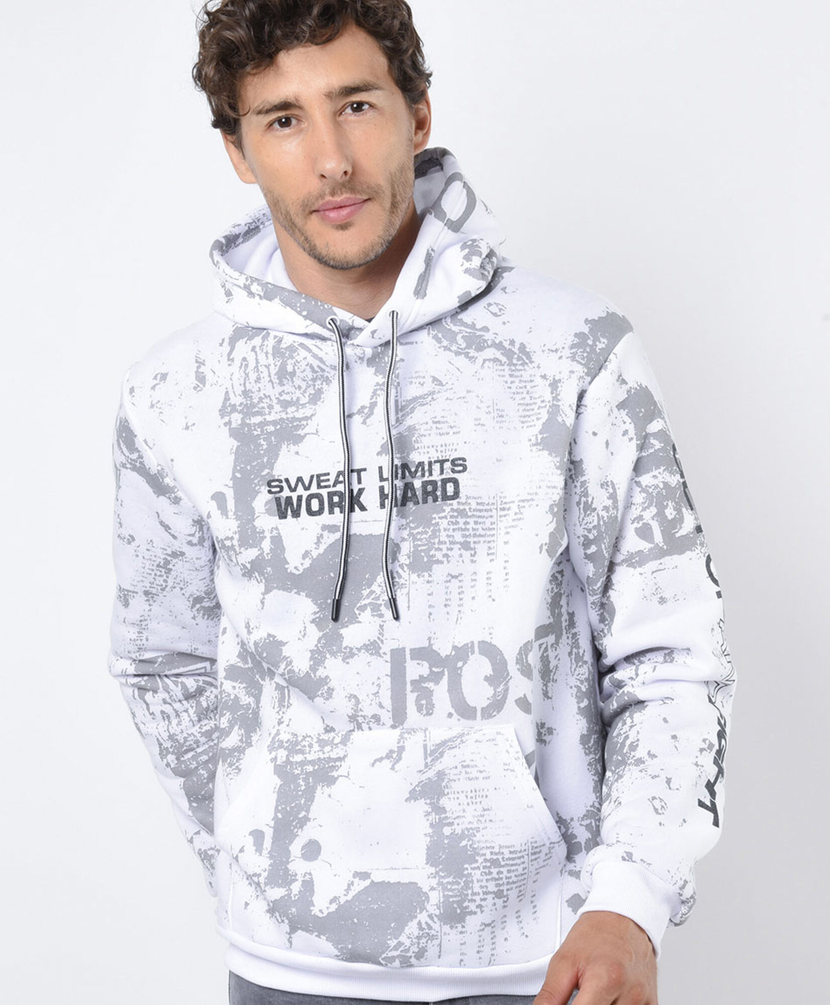 Polerón deportivo hombre estampados Polerón deportivo hombre estampados