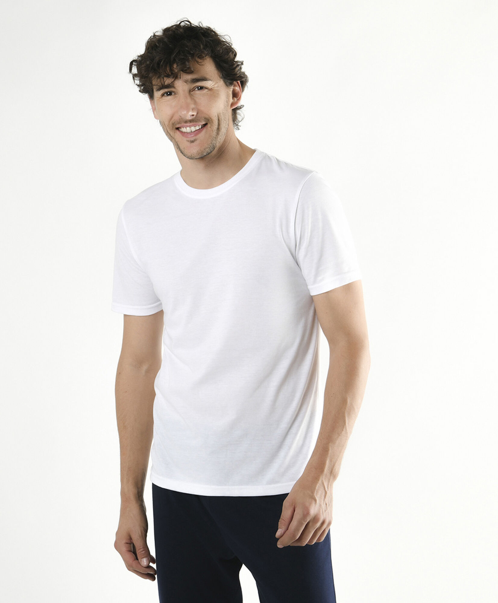 Pack 2 camisetas hombre lisas manga corta Pack 2 camisetas hombre lisas manga corta