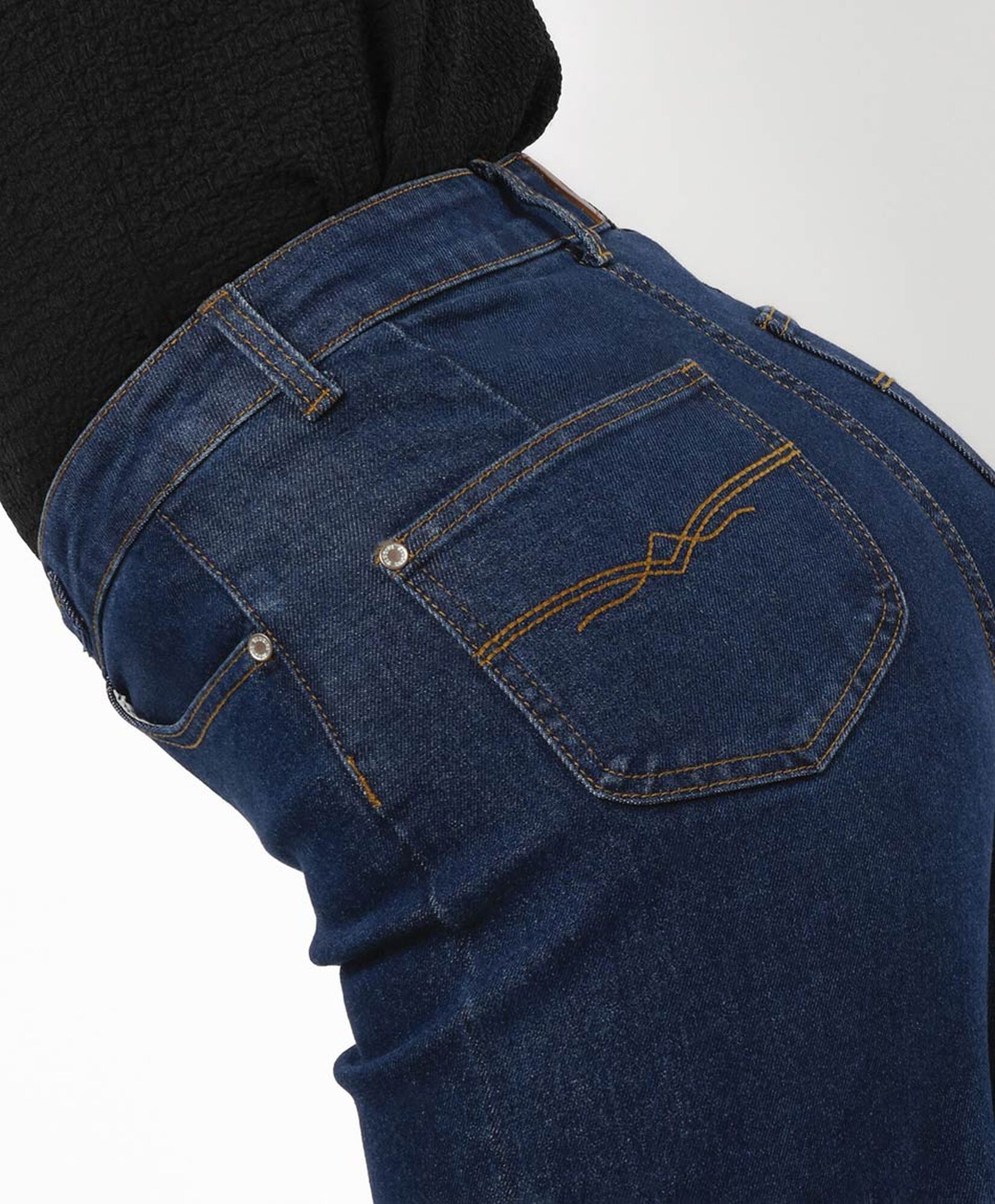 Jeans mujer accesorio pretina wide Jeans mujer accesorio pretina wide