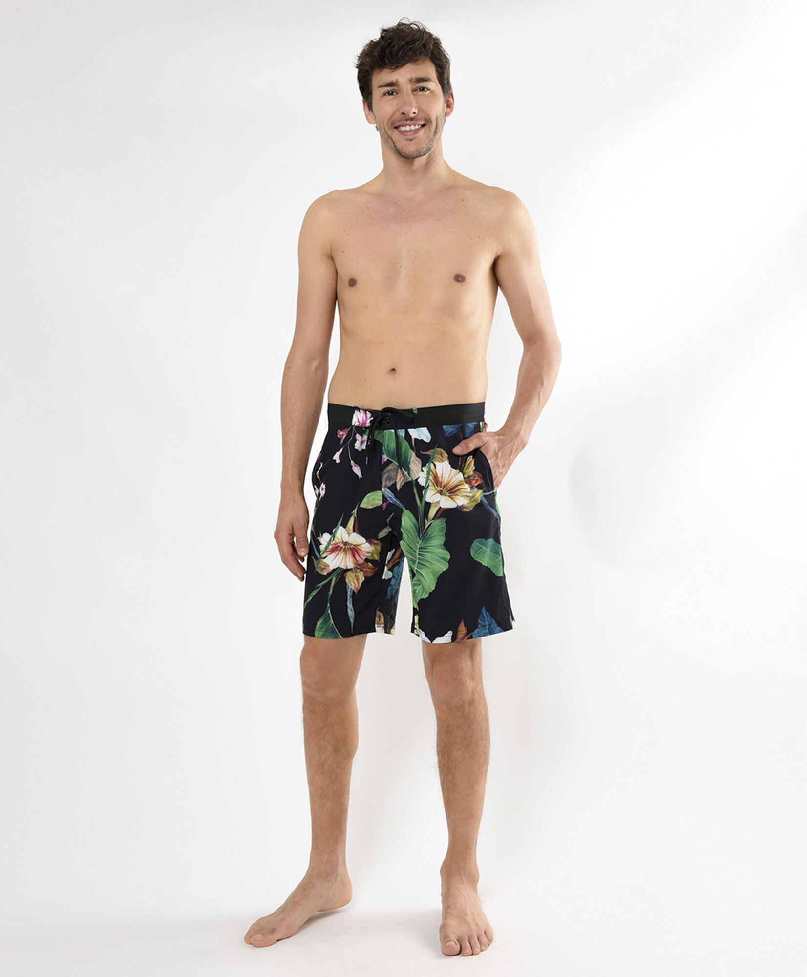 Traje de baño hombre floral Traje de baño hombre floral