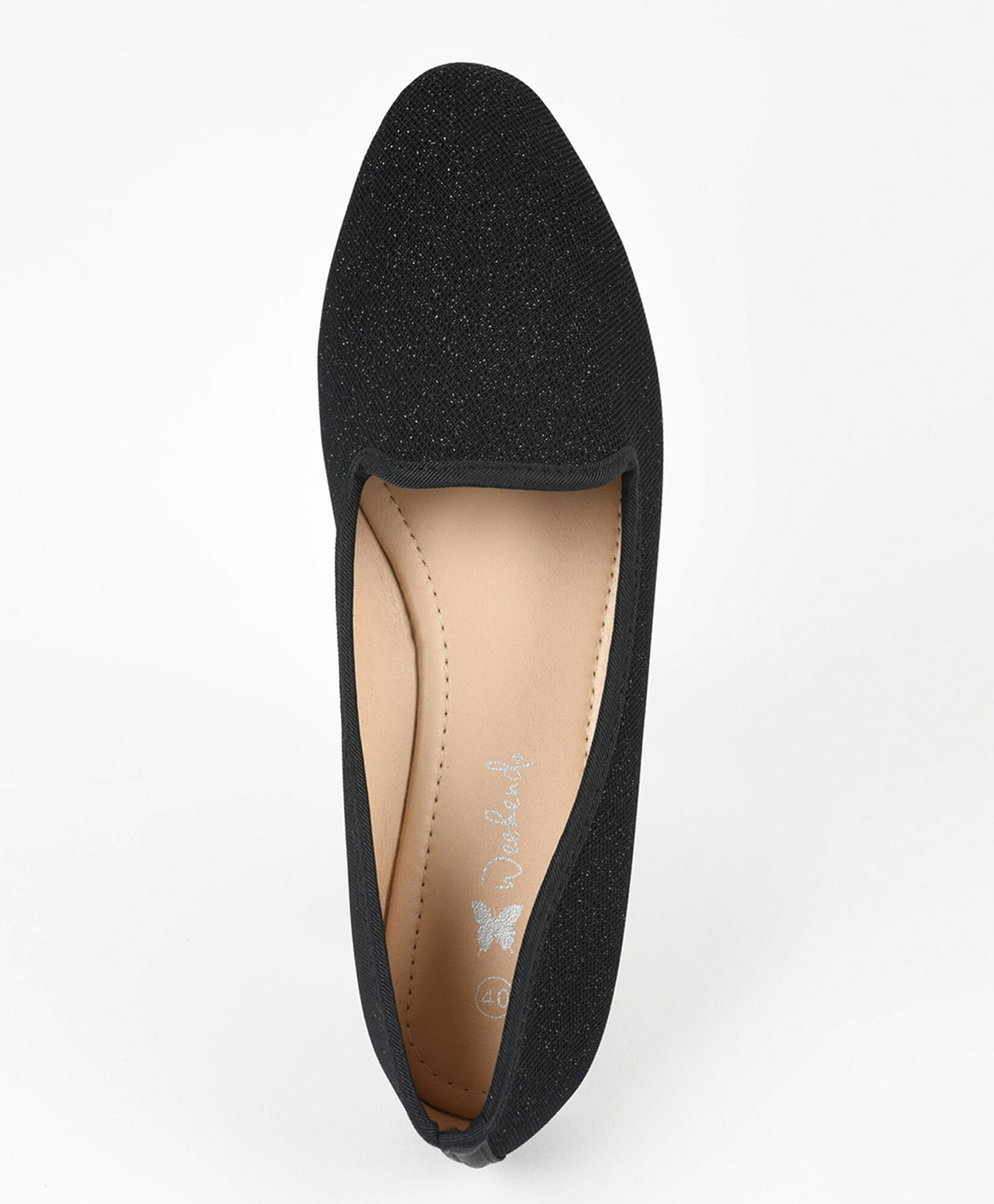 Ballerina mujer brillos taco cuadrado Ballerina mujer brillos taco cuadrado