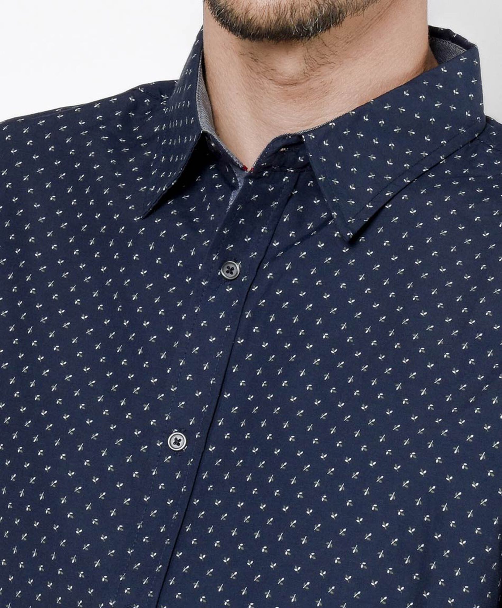 Camisa hombre mini print Camisa hombre mini print