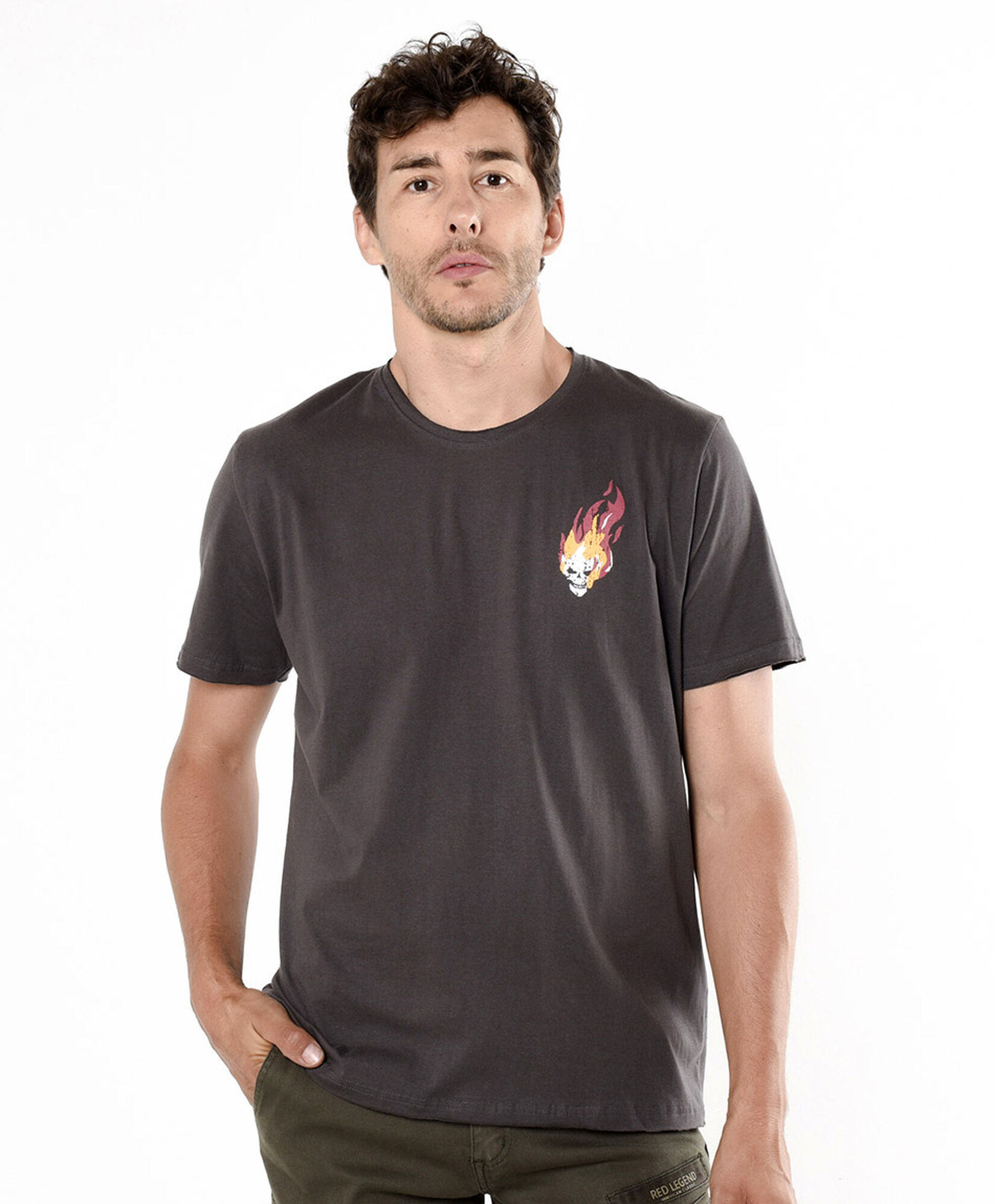 Polera hombre fuego Polera hombre fuego