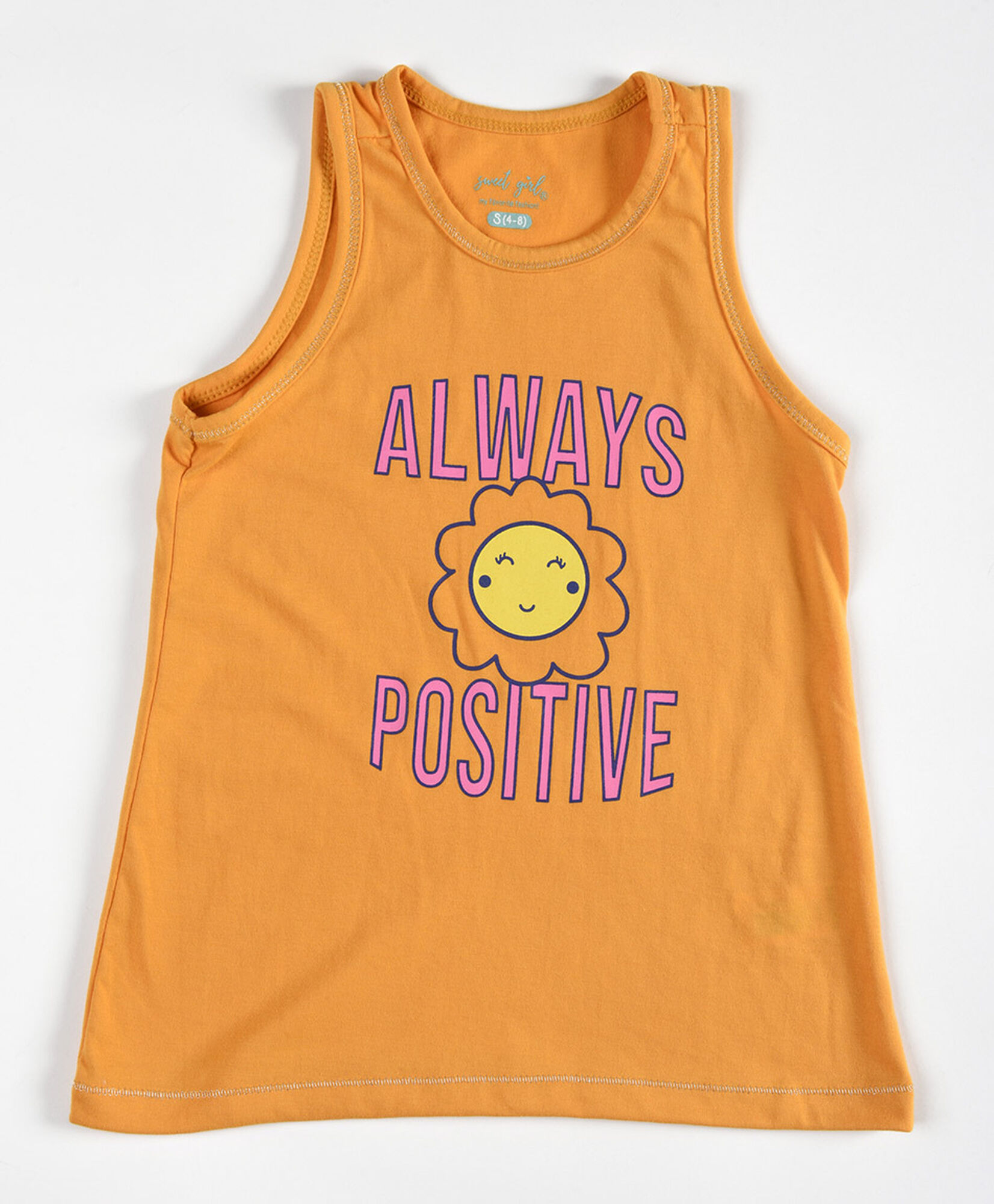 Polera niña positive sin mangas Polera niña positive sin mangas