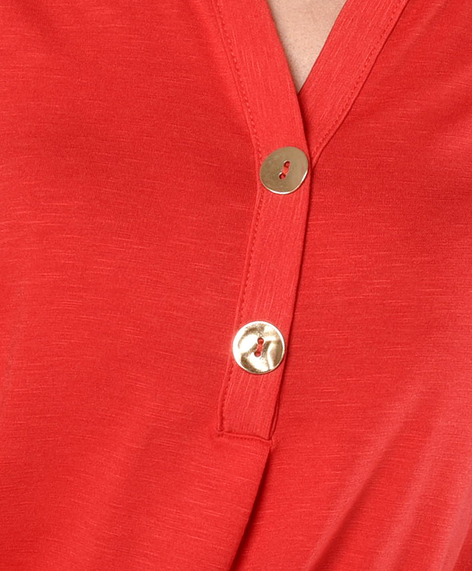 Polera mujer doble botón Polera mujer doble botón