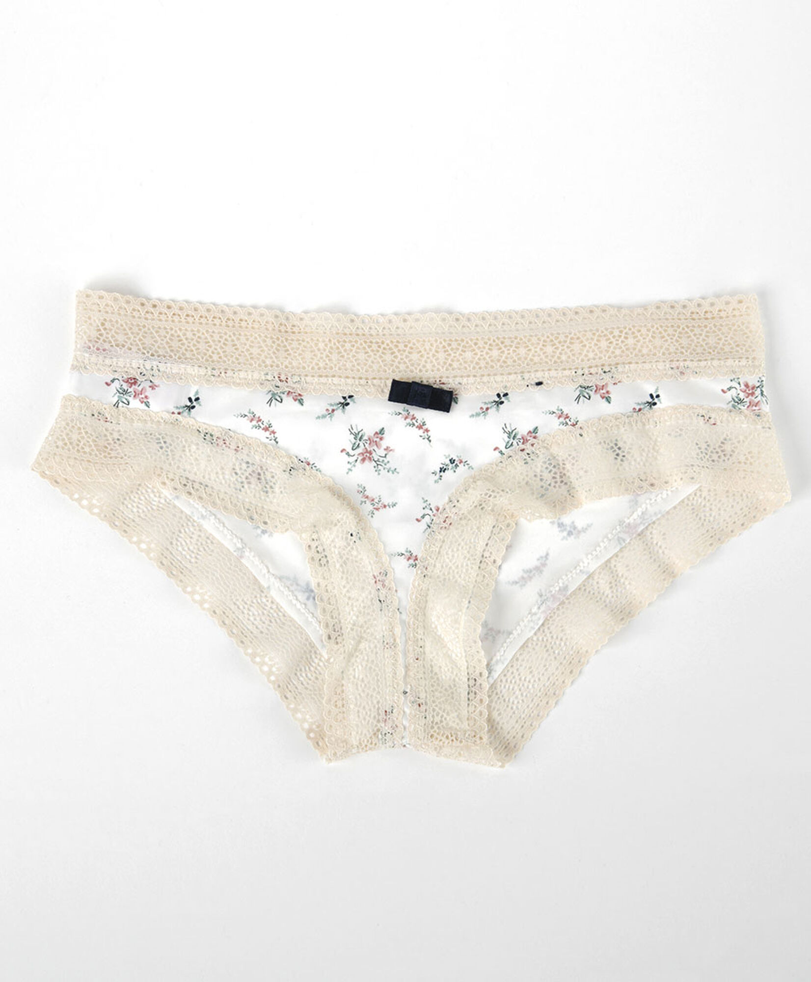 Pantaleta mujer print floreado encaje Pantaleta mujer print floreado encaje