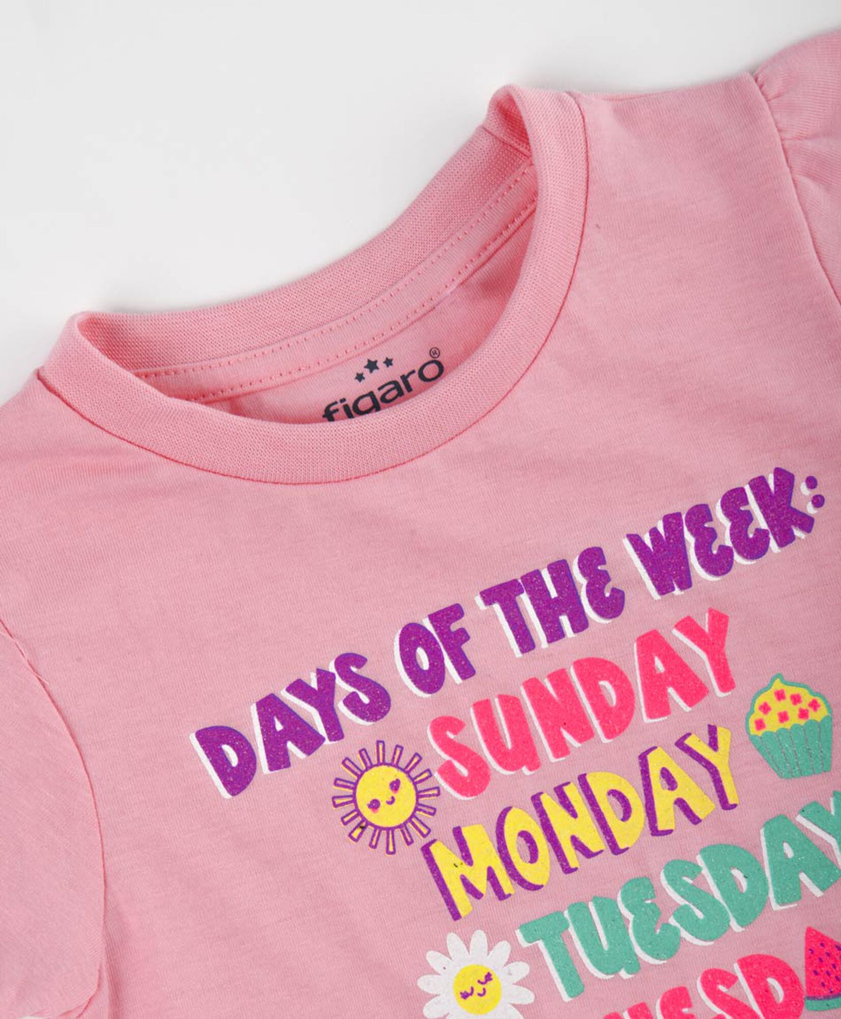 Polera bebé days of the week Polera bebé days of the week