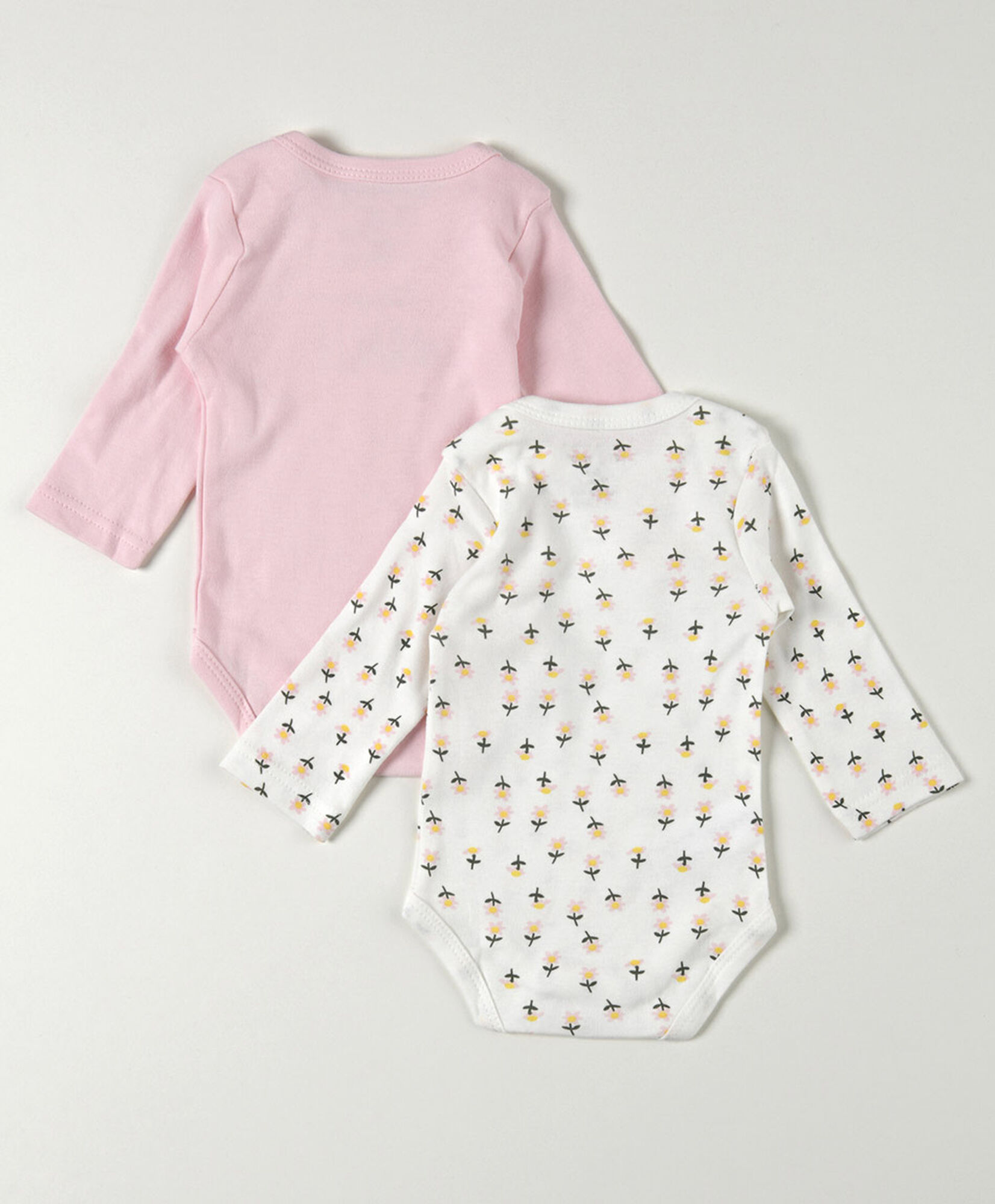 Pack 2 bodies bebé estampados manga larga Pack 2 bodies bebé estampados manga larga