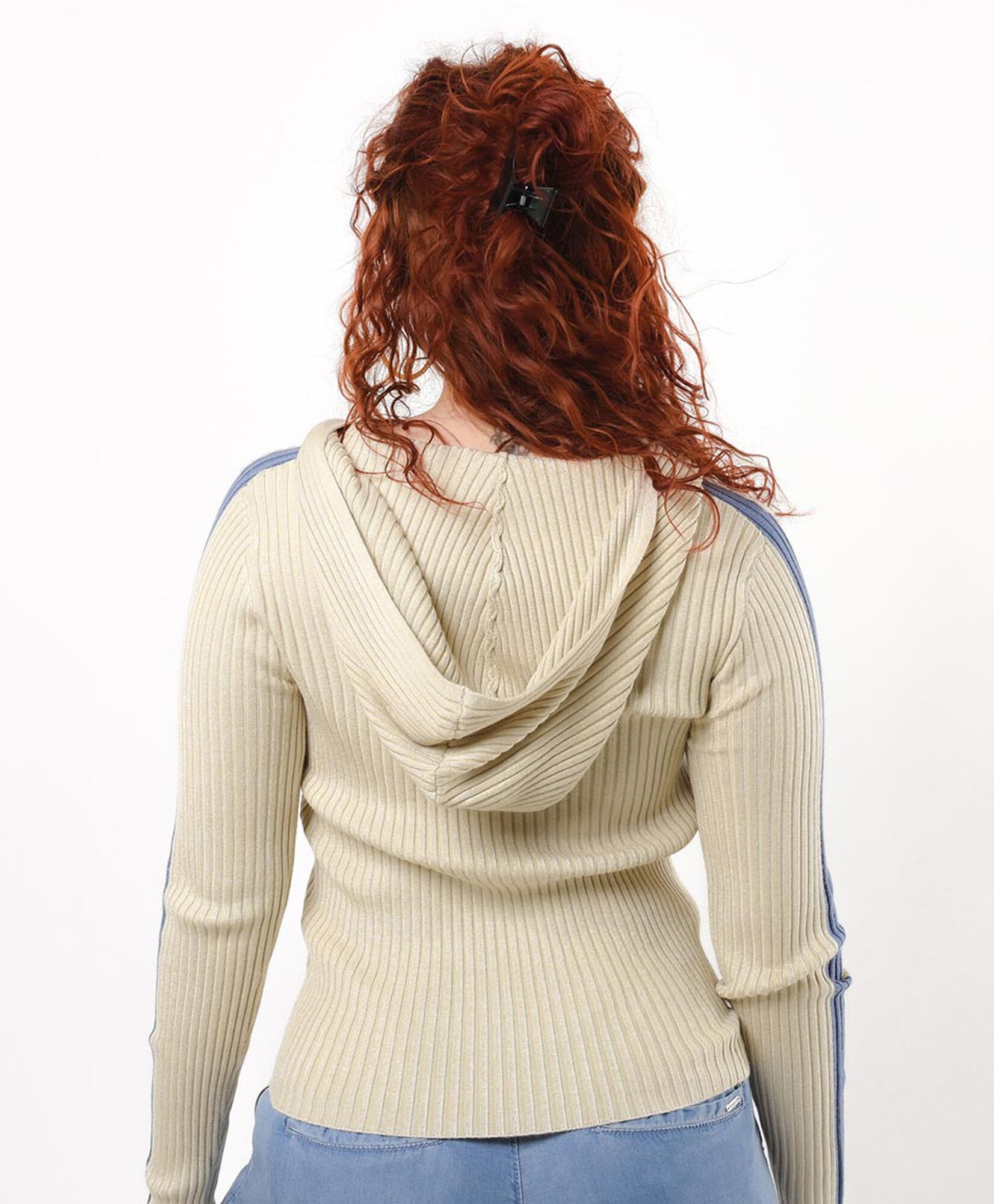 Cardigan mujer acanalado líneas Cardigan mujer acanalado líneas