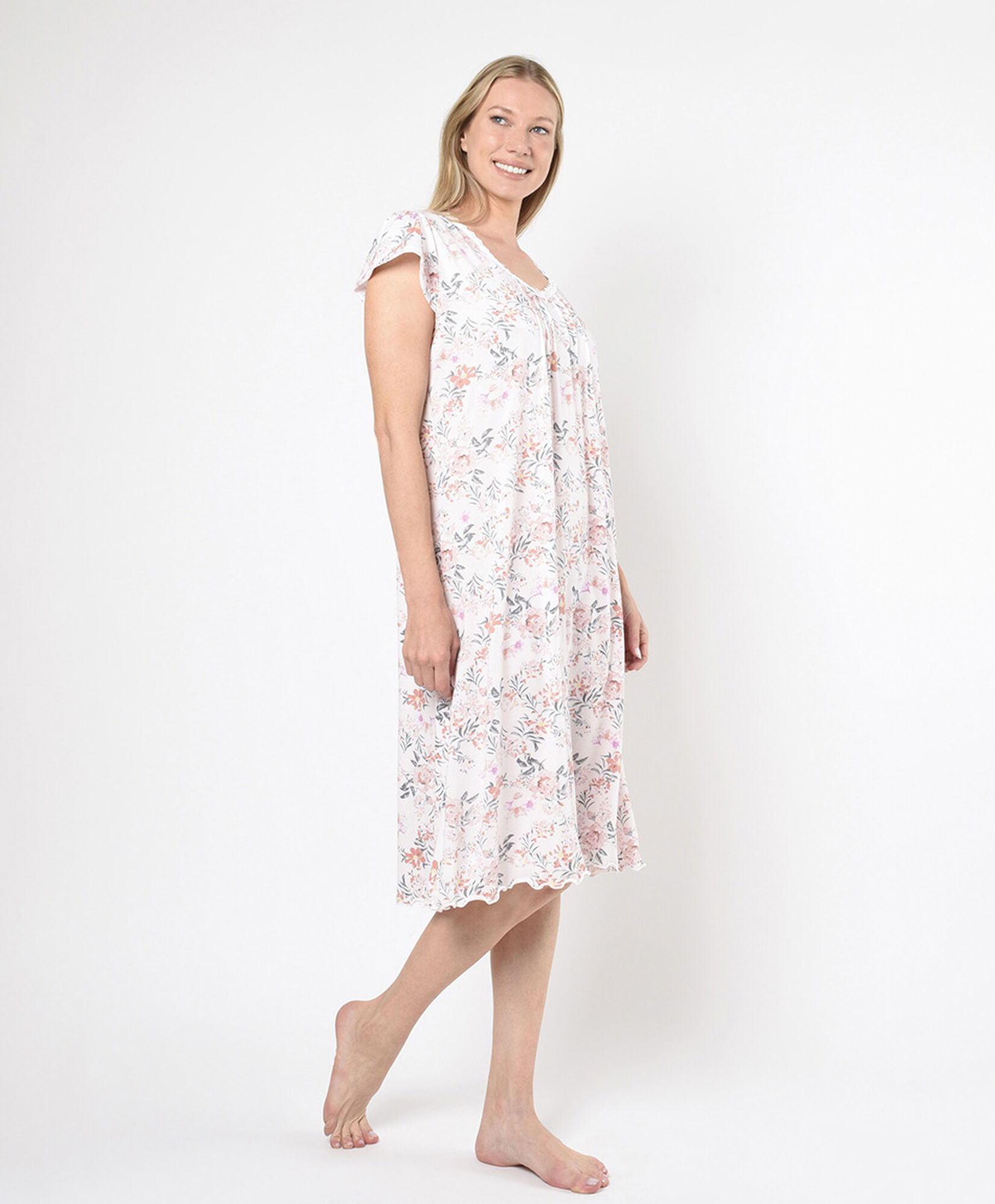 Camisa de dormir mujer floral Camisa de dormir mujer floral