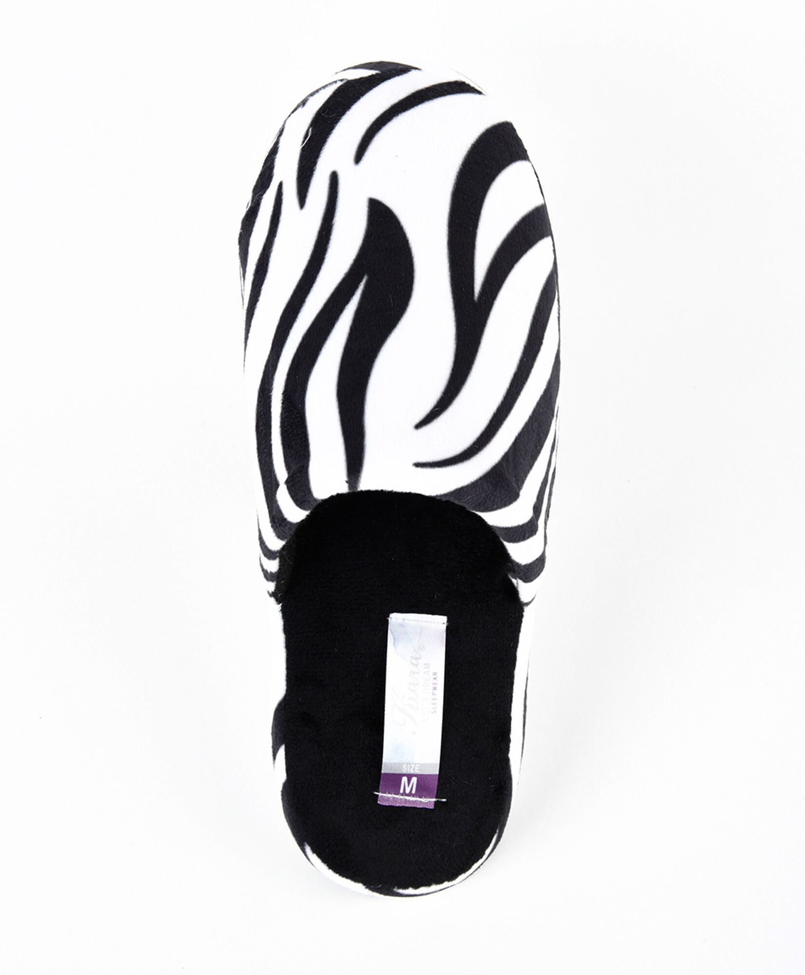 Pantufla mujer estampado cebra Pantufla mujer estampado cebra