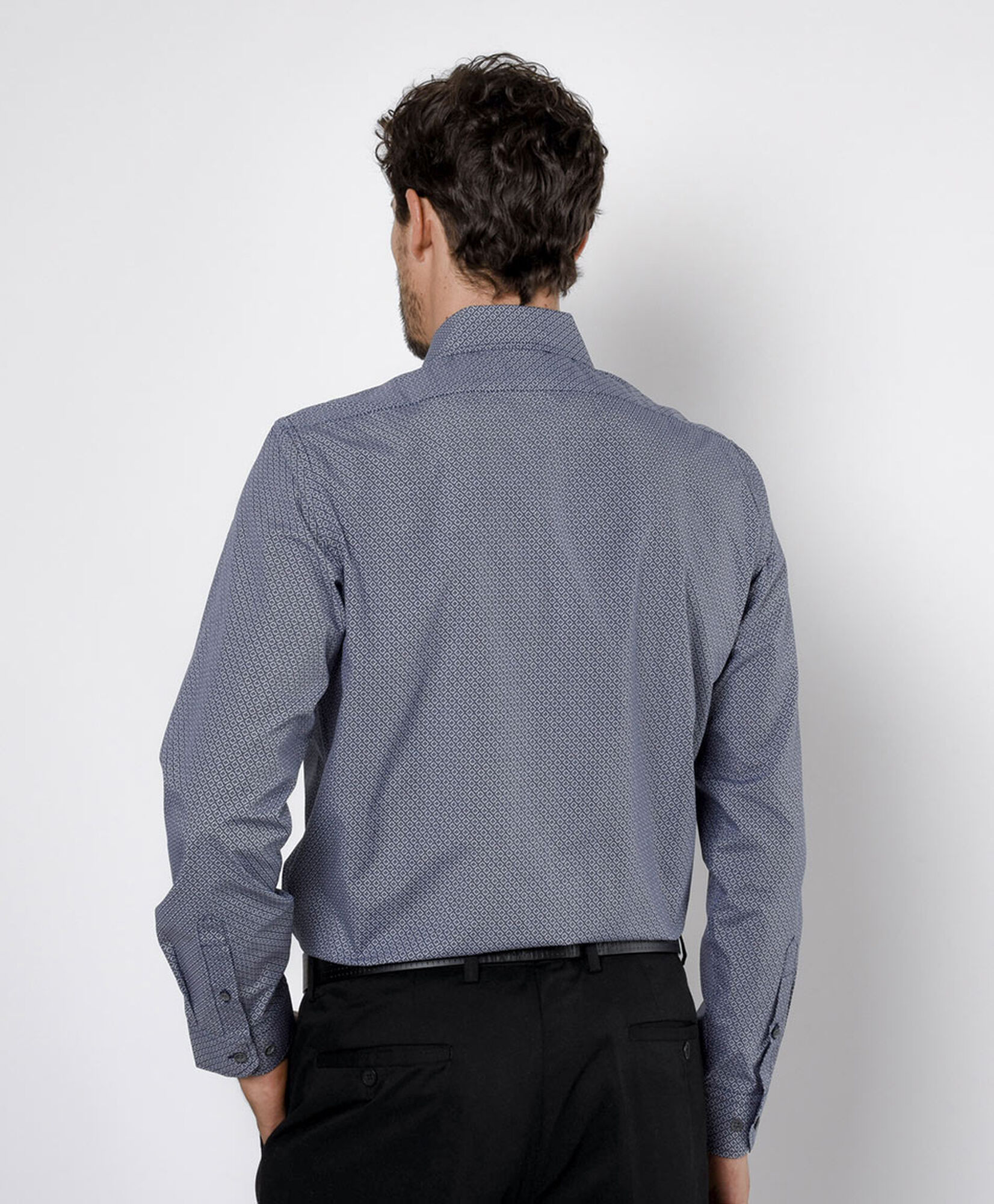 Camisa hombre mini rombos Camisa hombre mini rombos