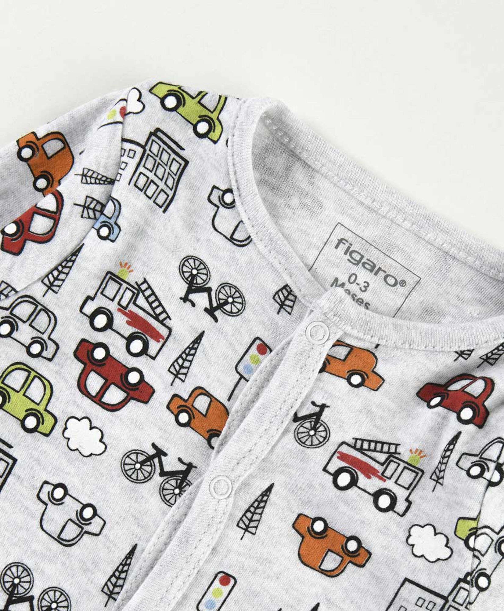 Pijama bebé estampado autos Pijama bebé estampado autos