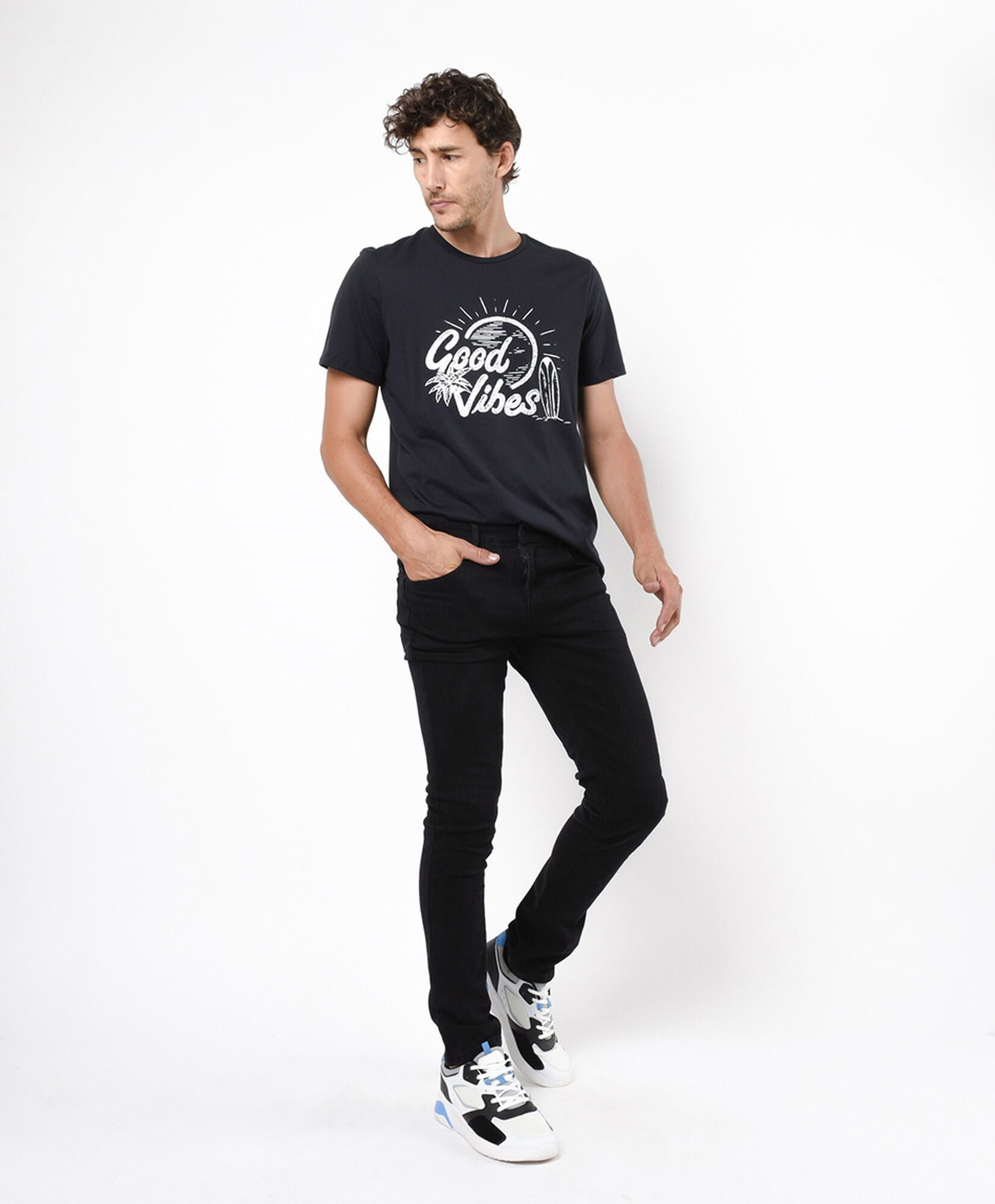 Jeans hombre negro skinny fit Jeans hombre negro skinny fit