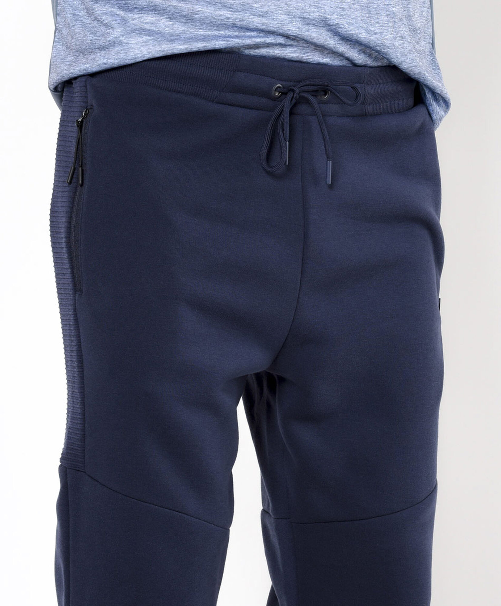 Pantalón de buzo hombre liso azul Pantalón de buzo hombre liso azul