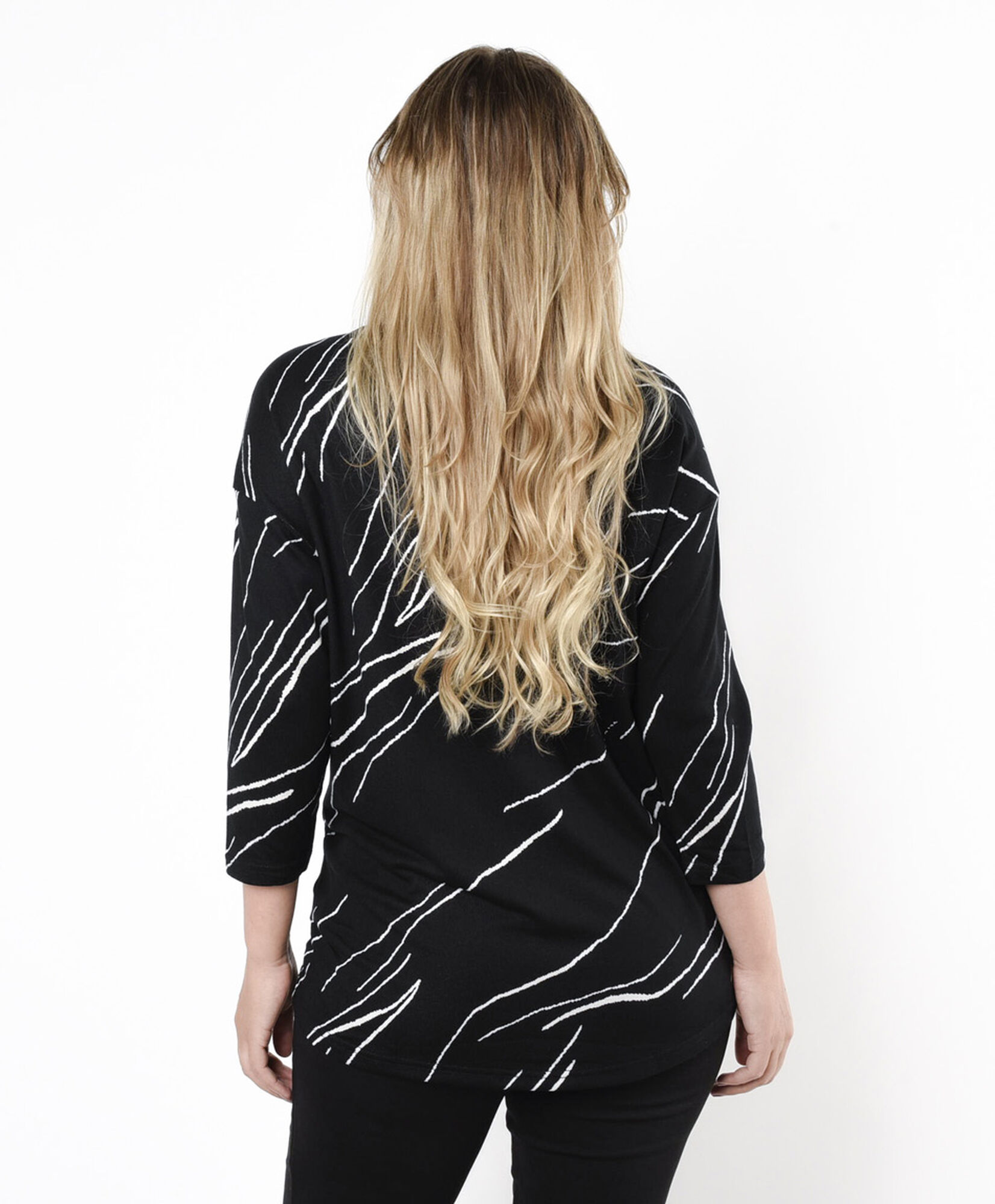 Polera mujer lanosa líneas Polera mujer lanosa líneas