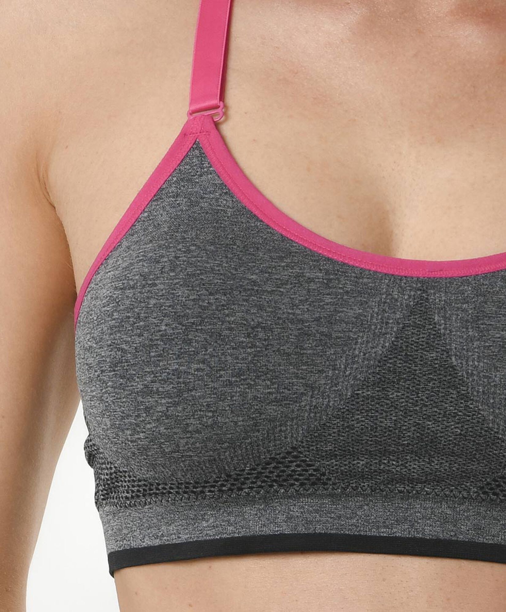 Peto deportivo mujer malla escote redondo Peto deportivo mujer malla escote redondo