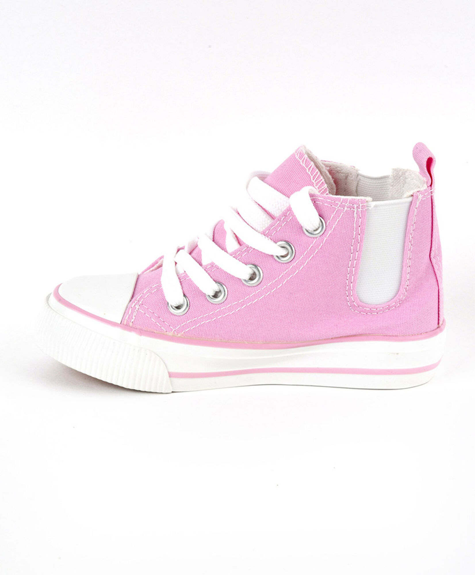 Zapatilla infantil caña alta elástico rosada Zapatilla infantil caña alta elástico rosada