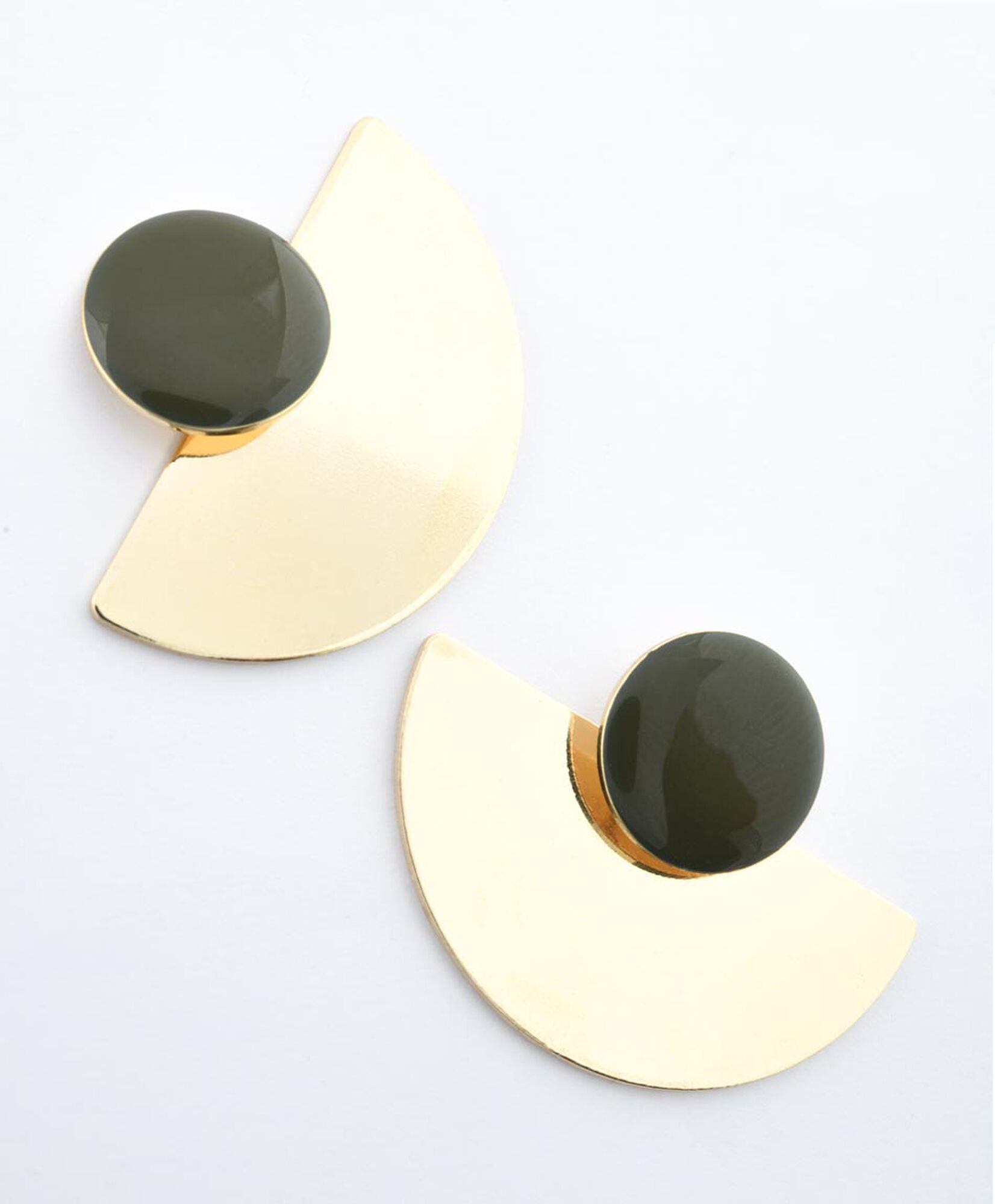 Aros mujer semi círculos Aros mujer semi círculos