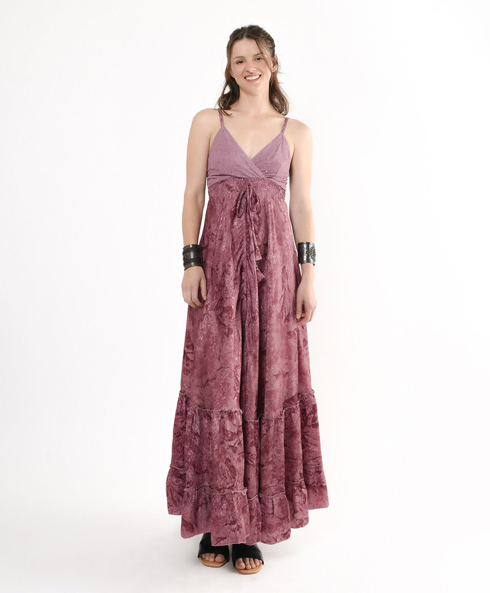 Vestido mujer largo diseño degradé Vestido mujer largo diseño degradé