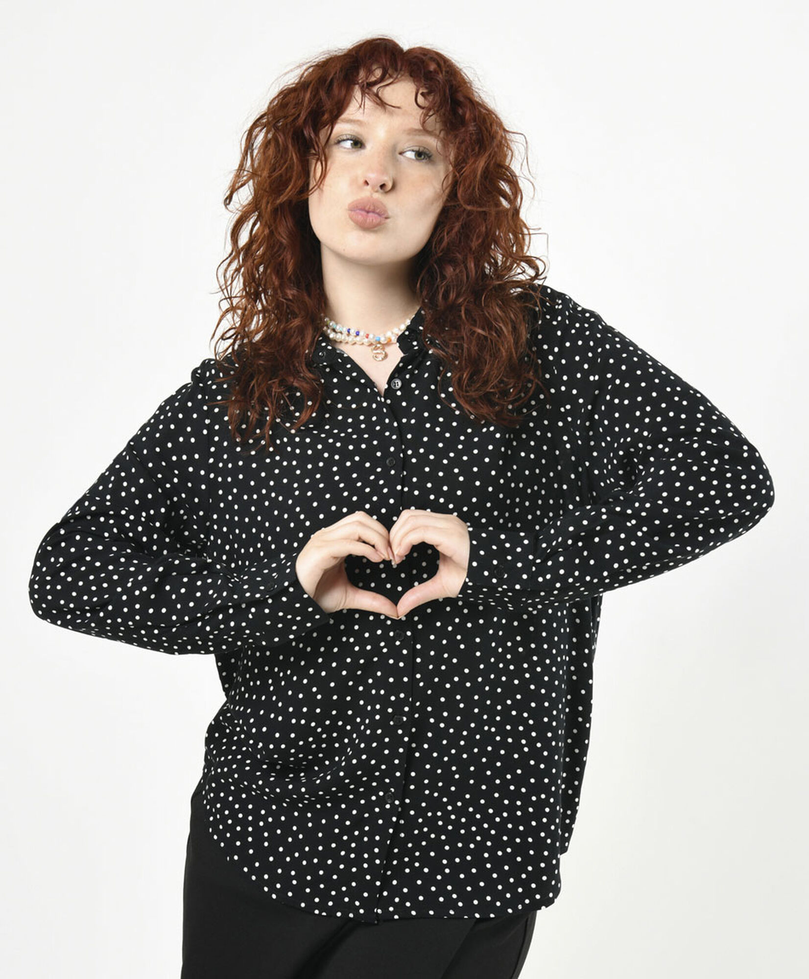 Blusa mujer puntitos Blusa mujer puntitos