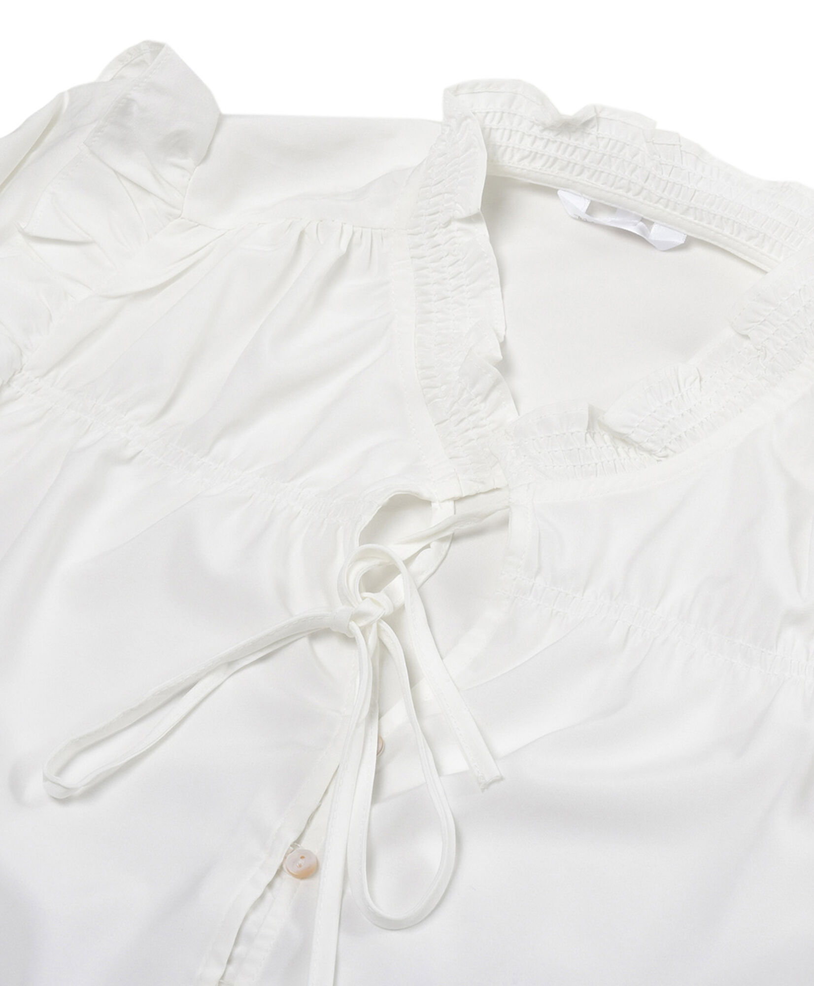 Blusa mujer vuelos y lazo Blusa mujer vuelos y lazo