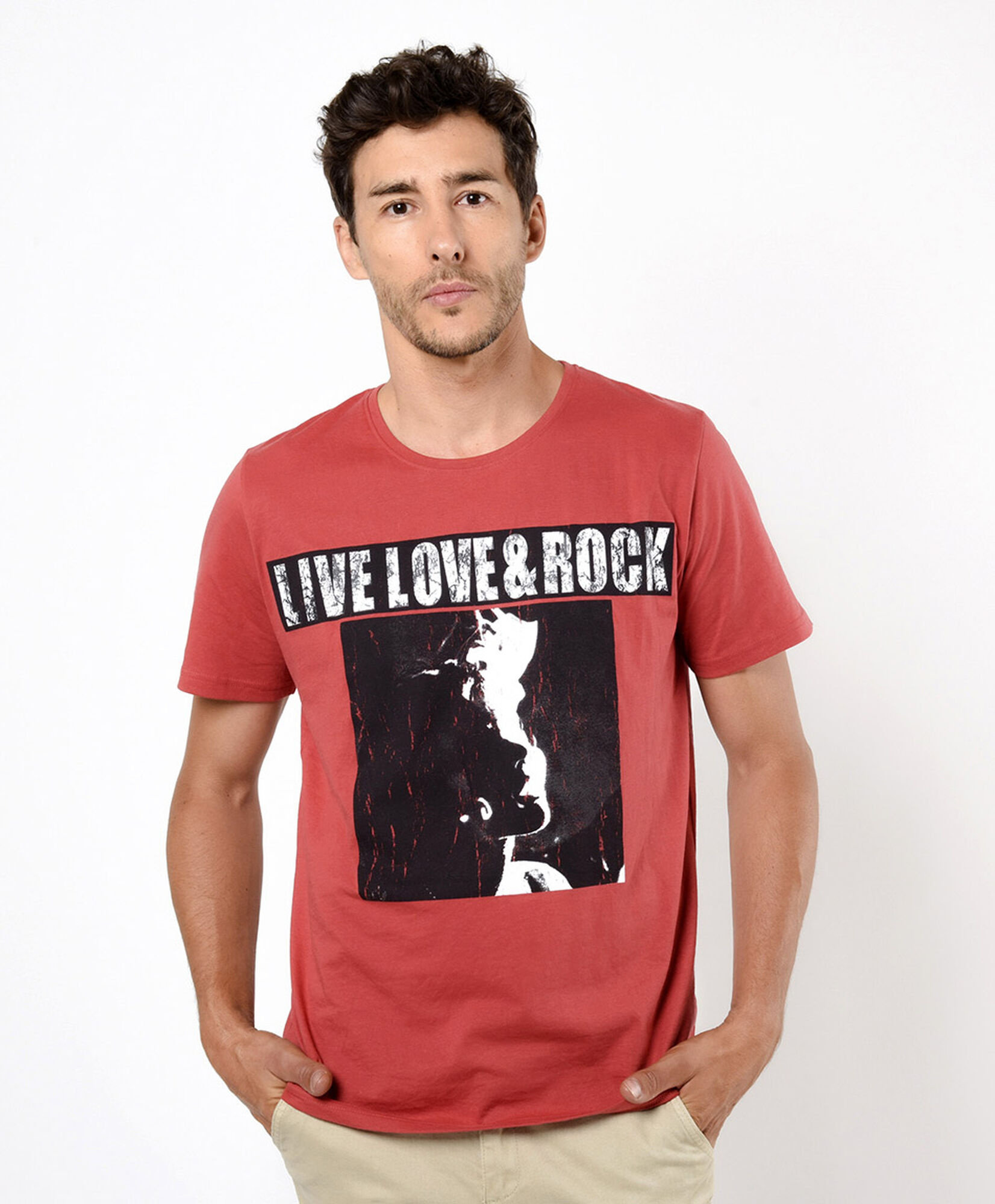 Polera hombre estampado rock Polera hombre estampado rock