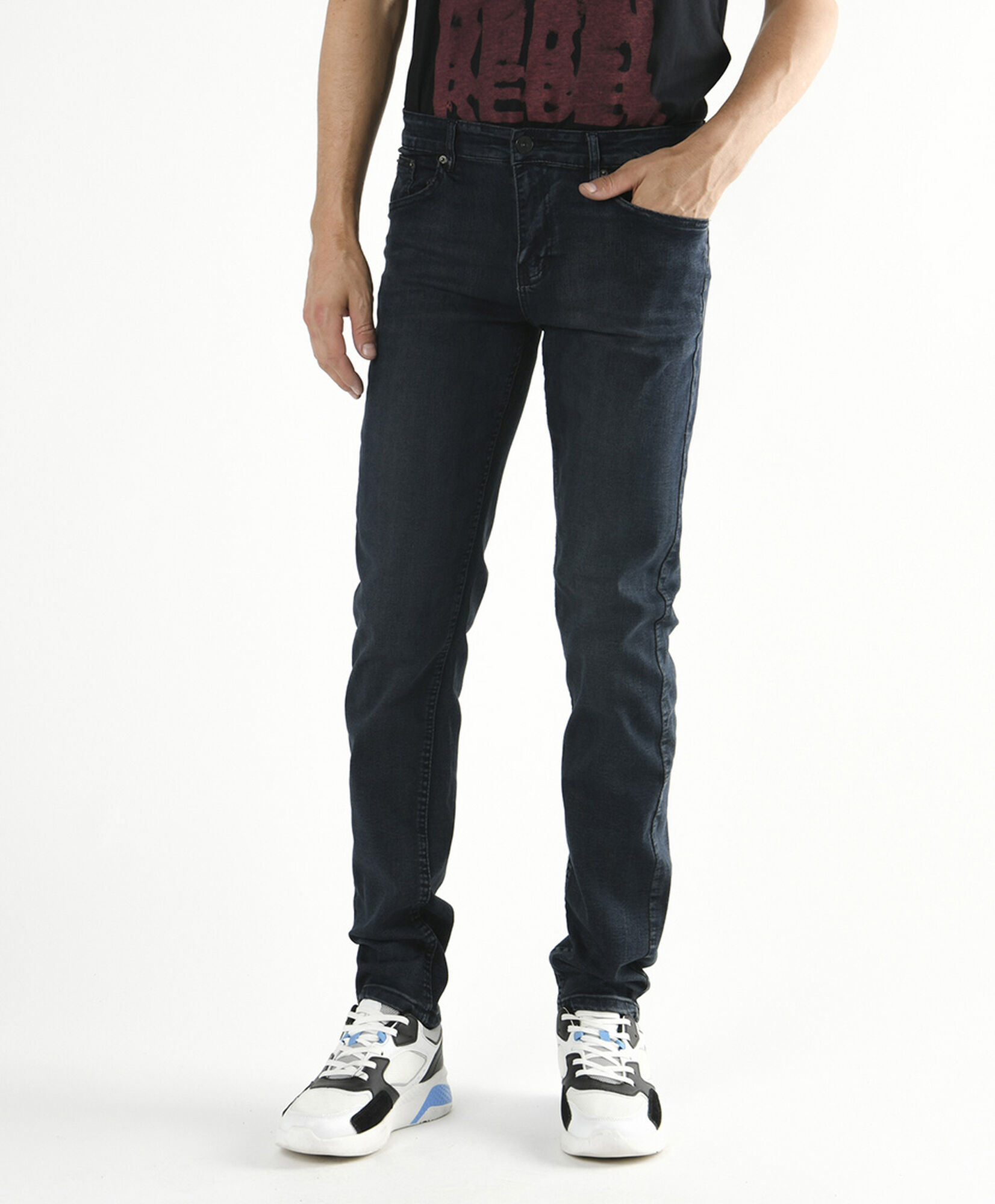 Jeans hombre desgastado skinny fit Jeans hombre desgastado skinny fit