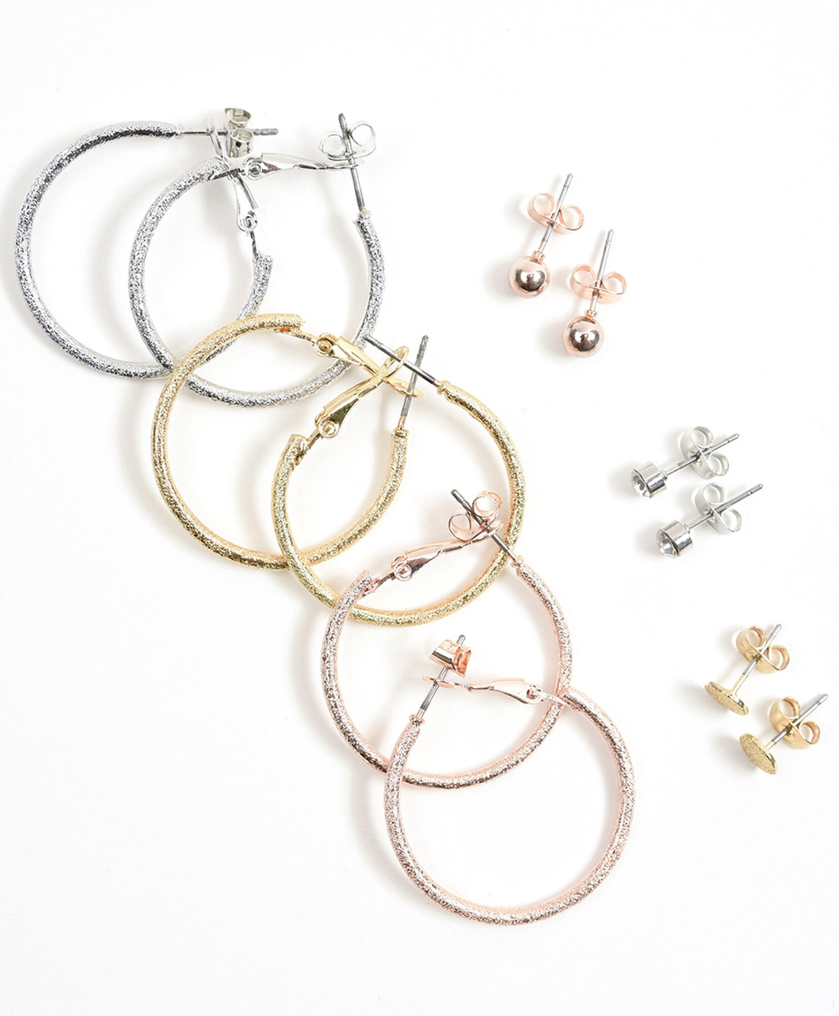 Set7 aros mujer brillantes Set7 aros mujer brillantes