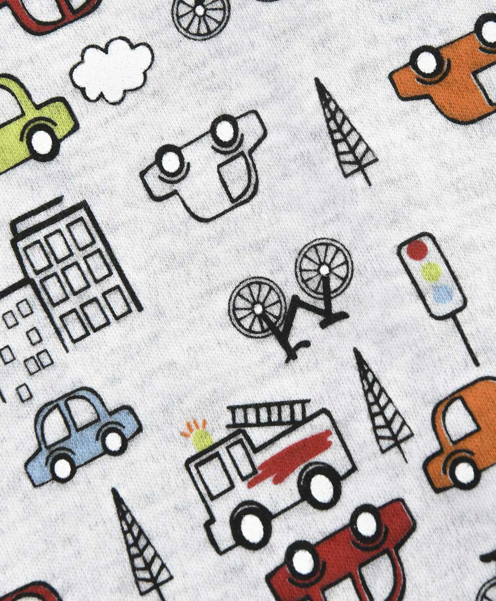 Pijama bebé estampado autos Pijama bebé estampado autos