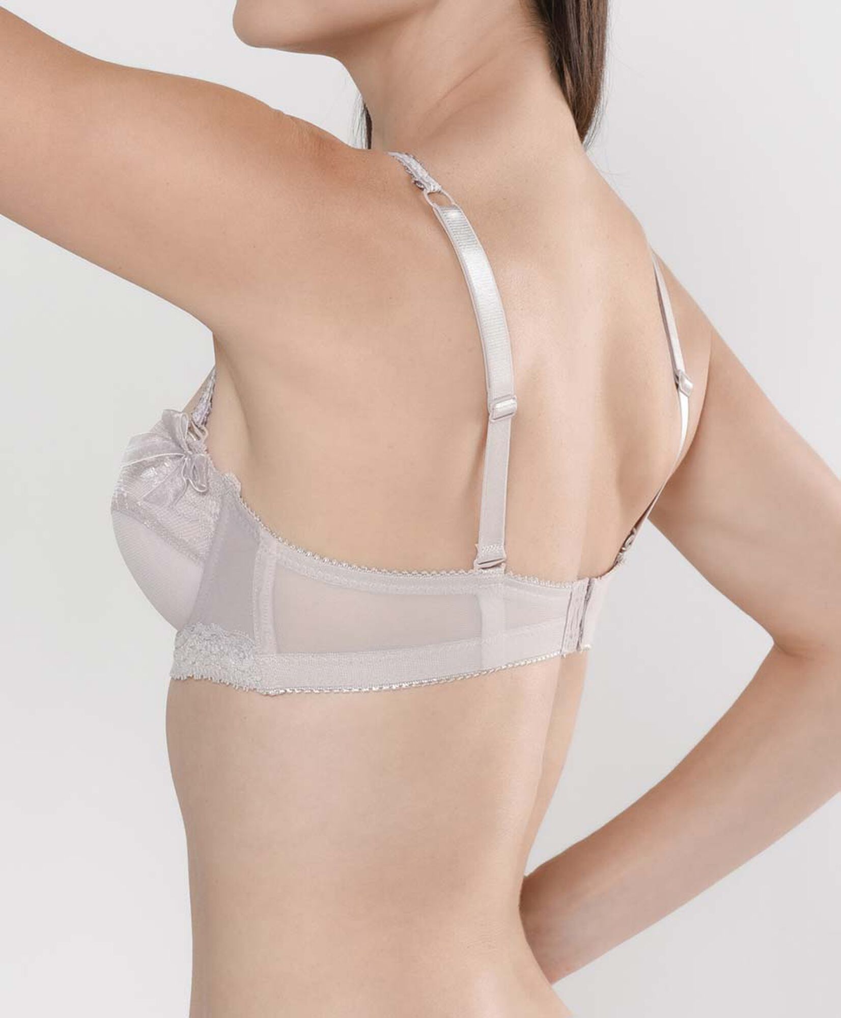 Sostén mujer encaje mesh strapless Sostén mujer encaje mesh strapless