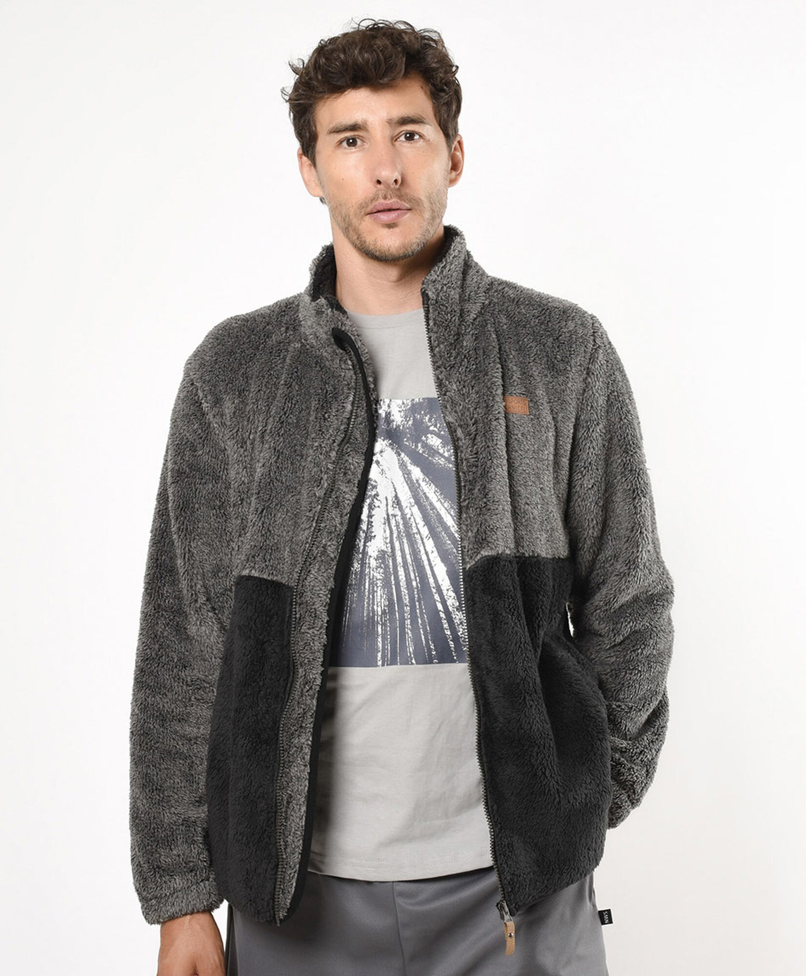 Polar deportivo hombre bicolor chiporro Polar deportivo hombre bicolor chiporro