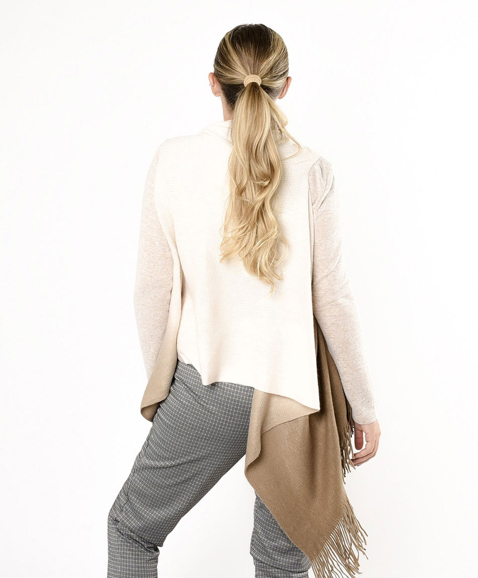 Poncho mujer sin mangas degradé Poncho mujer sin mangas degradé
