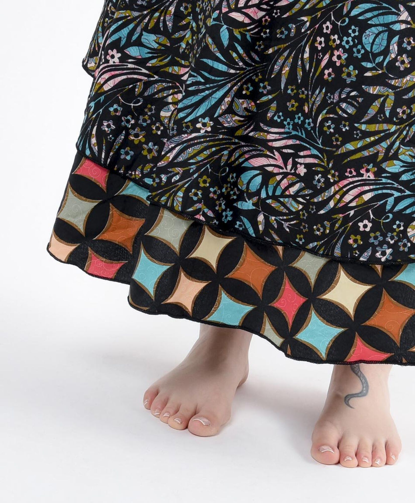 Falda mujer estilo pareo estampada Falda mujer estilo pareo estampada