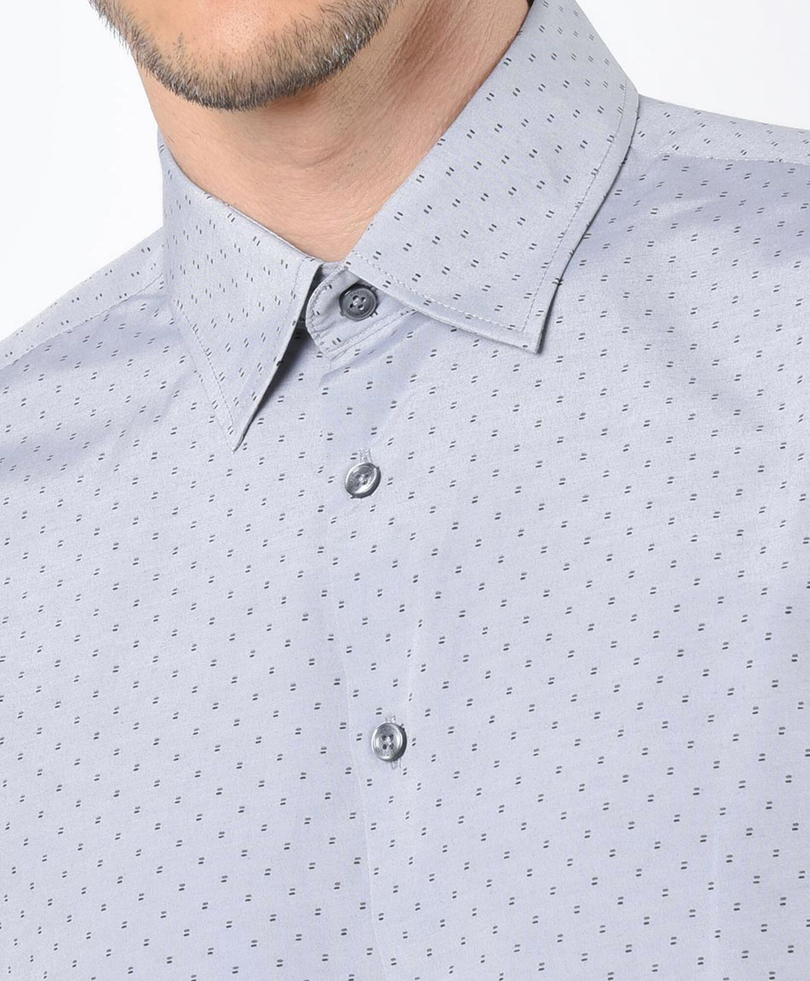 Camisa hombre mini puntos Camisa hombre mini puntos