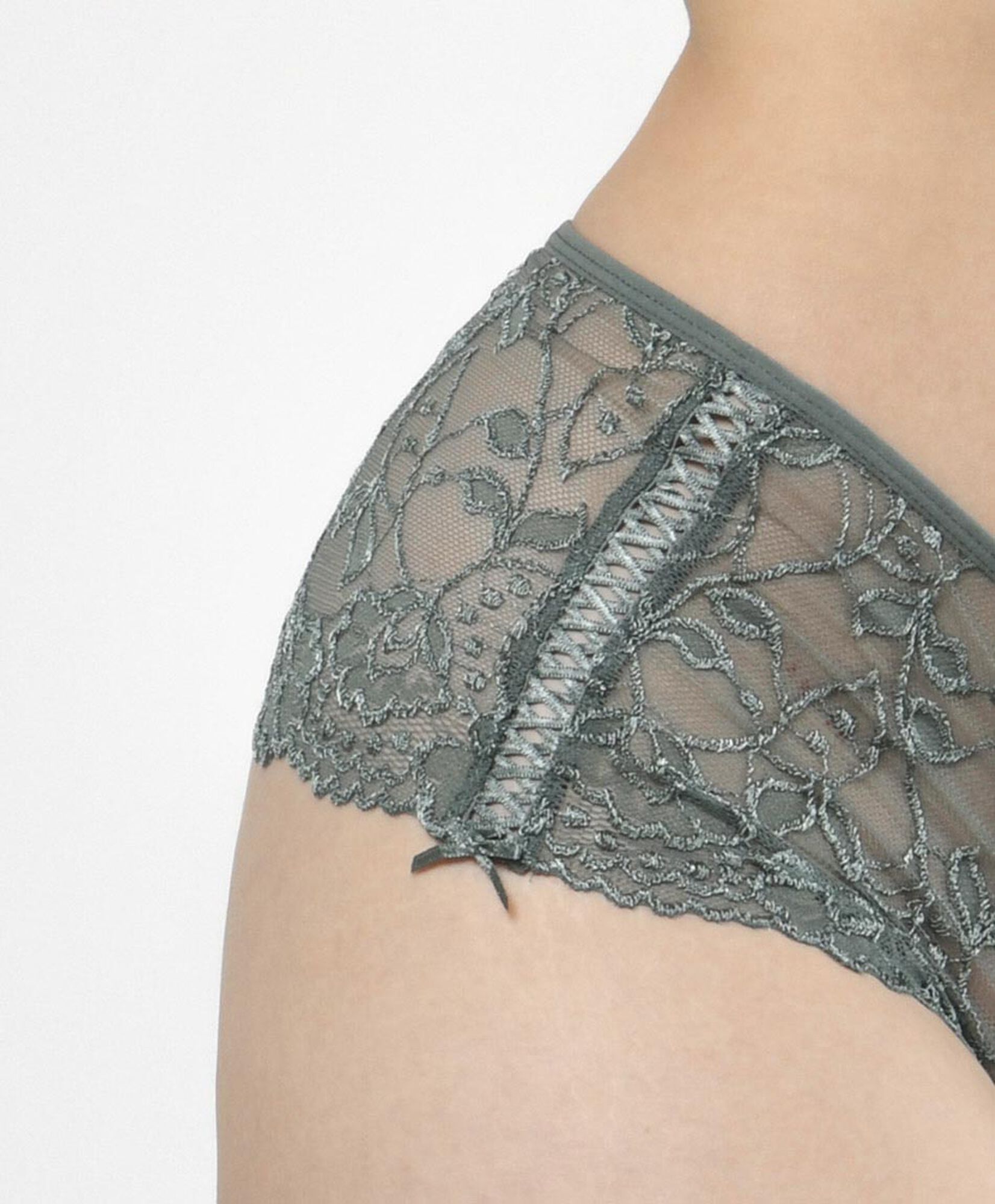 Pantaleta mujer encaje transparente lazo Pantaleta mujer encaje transparente lazo