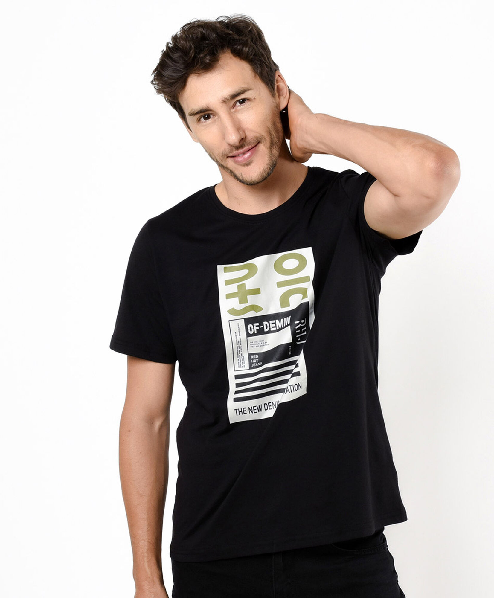 Polera hombre estampada studio Polera hombre estampada studio