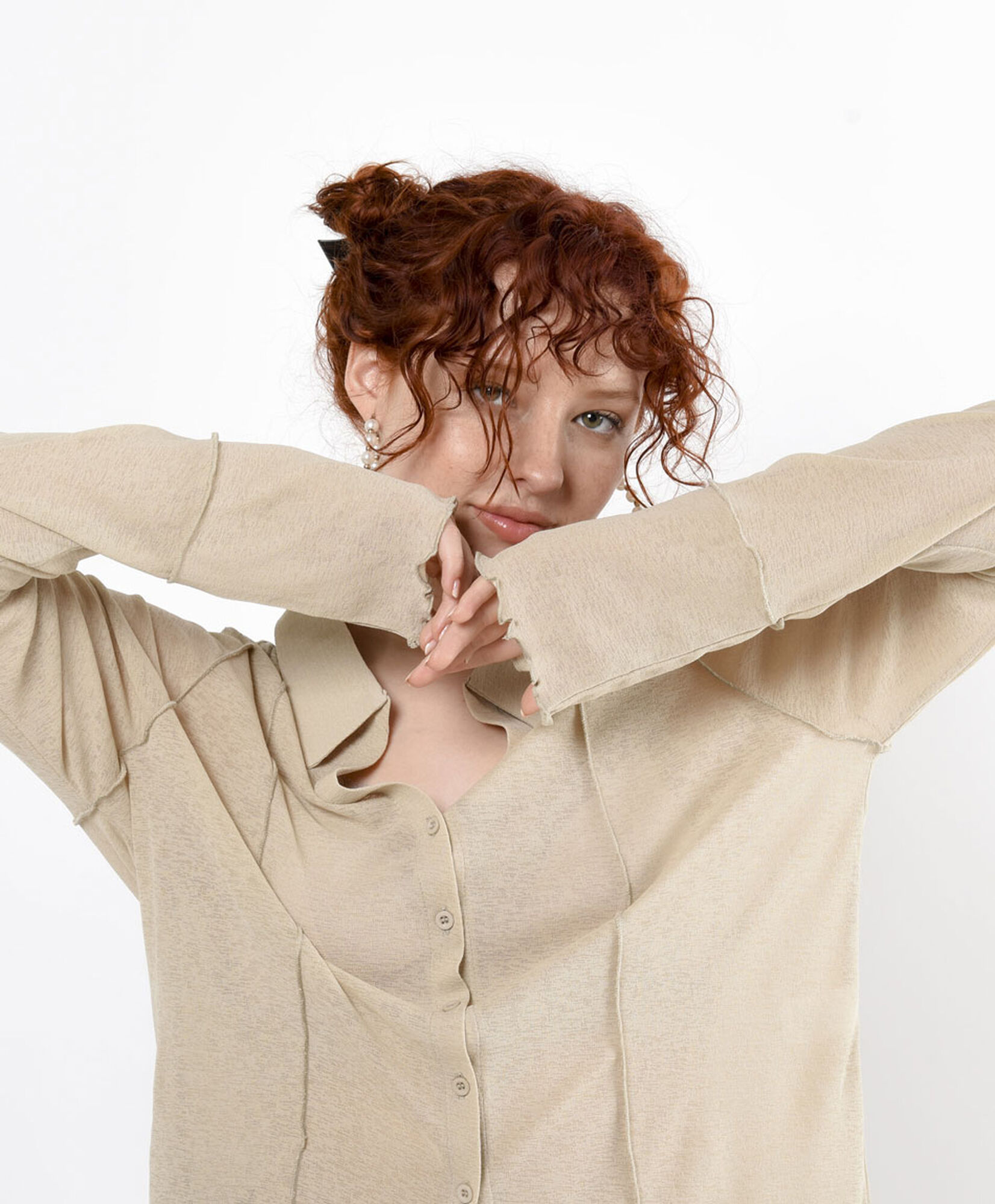 Blusa mujer costuras frontales Blusa mujer costuras frontales