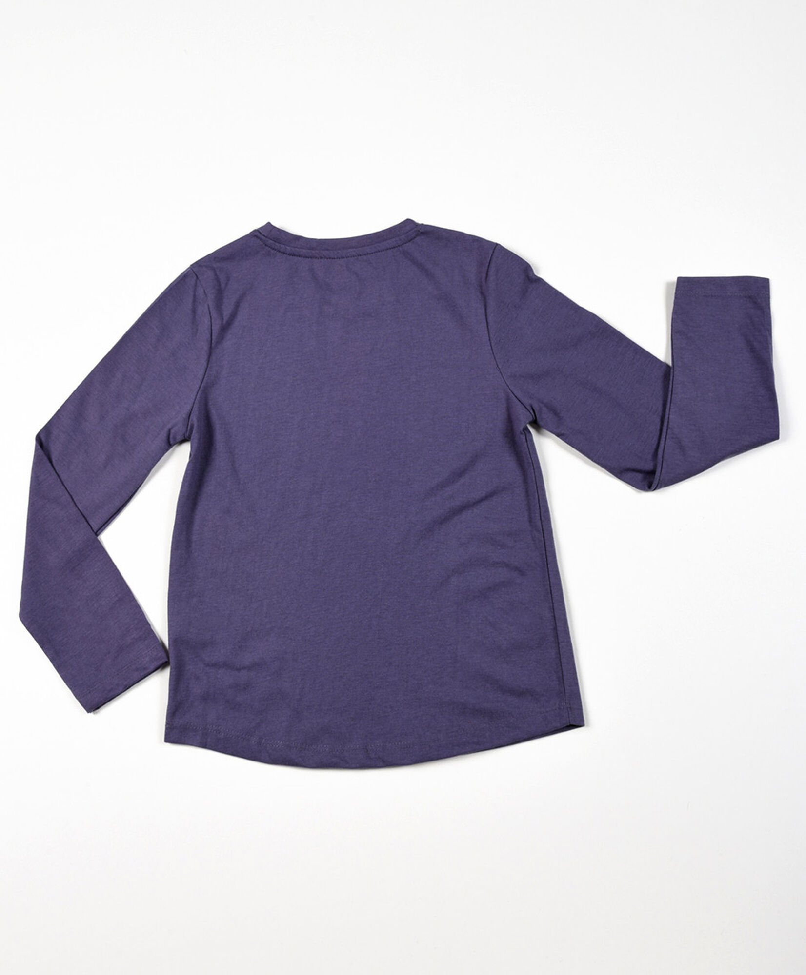 Polera niña estampado texto manga larga Polera niña estampado texto manga larga