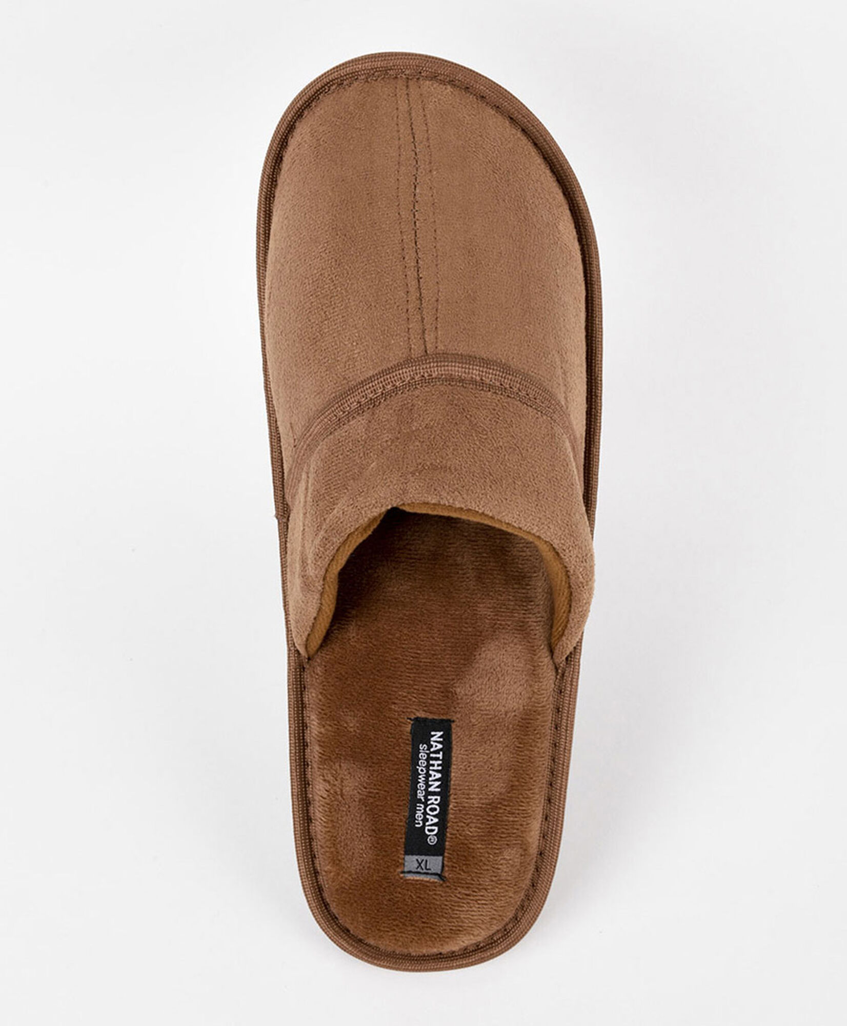 Pantuflas hombre gamuza café Pantuflas hombre gamuza café