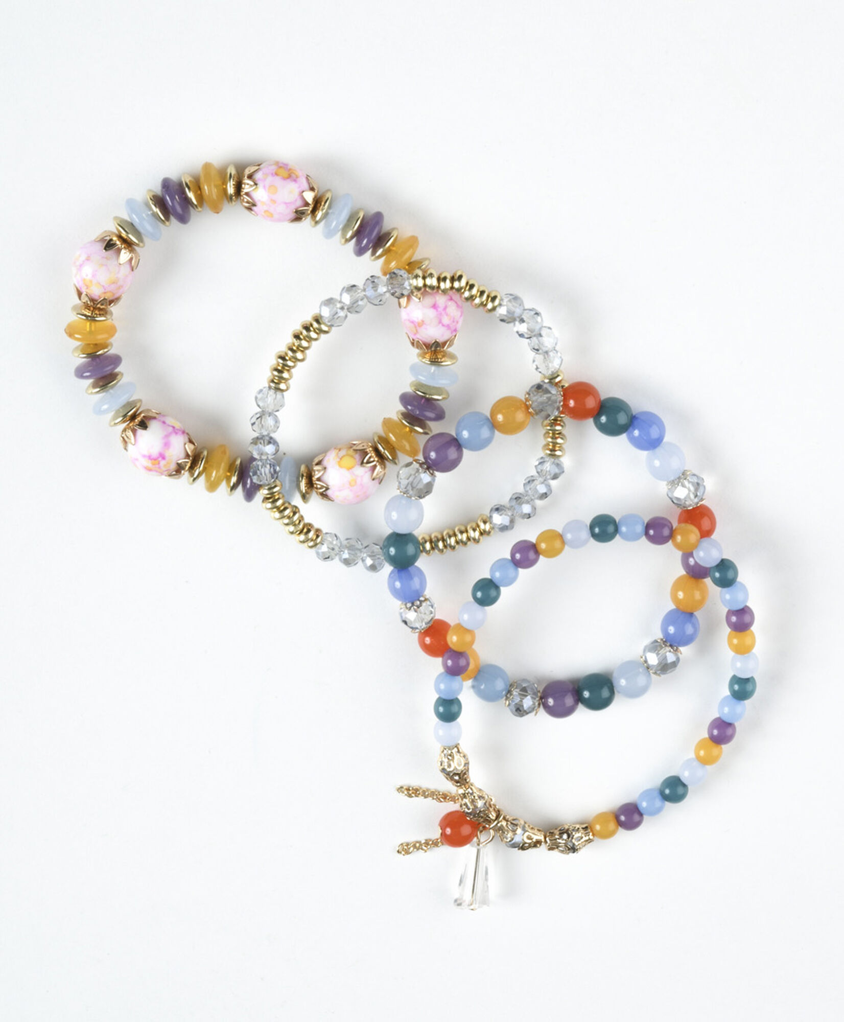 Set 4 pulseras mujer mostacillas Set 4 pulseras mujer mostacillas