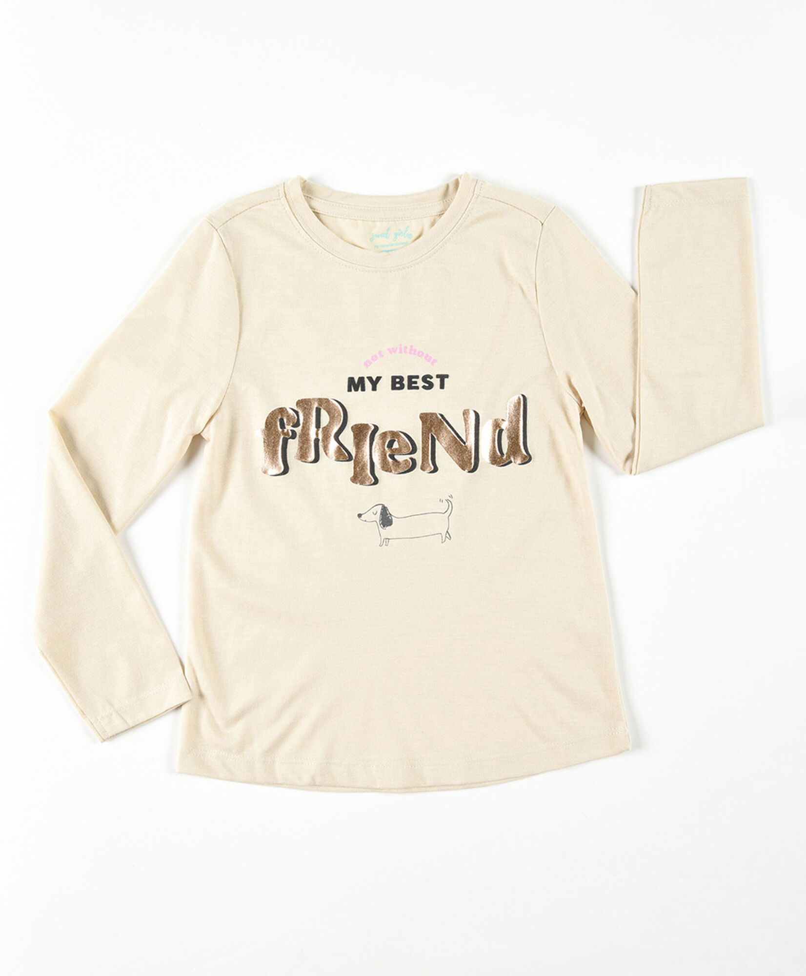 Polera niña estampado perro Polera niña estampado perro