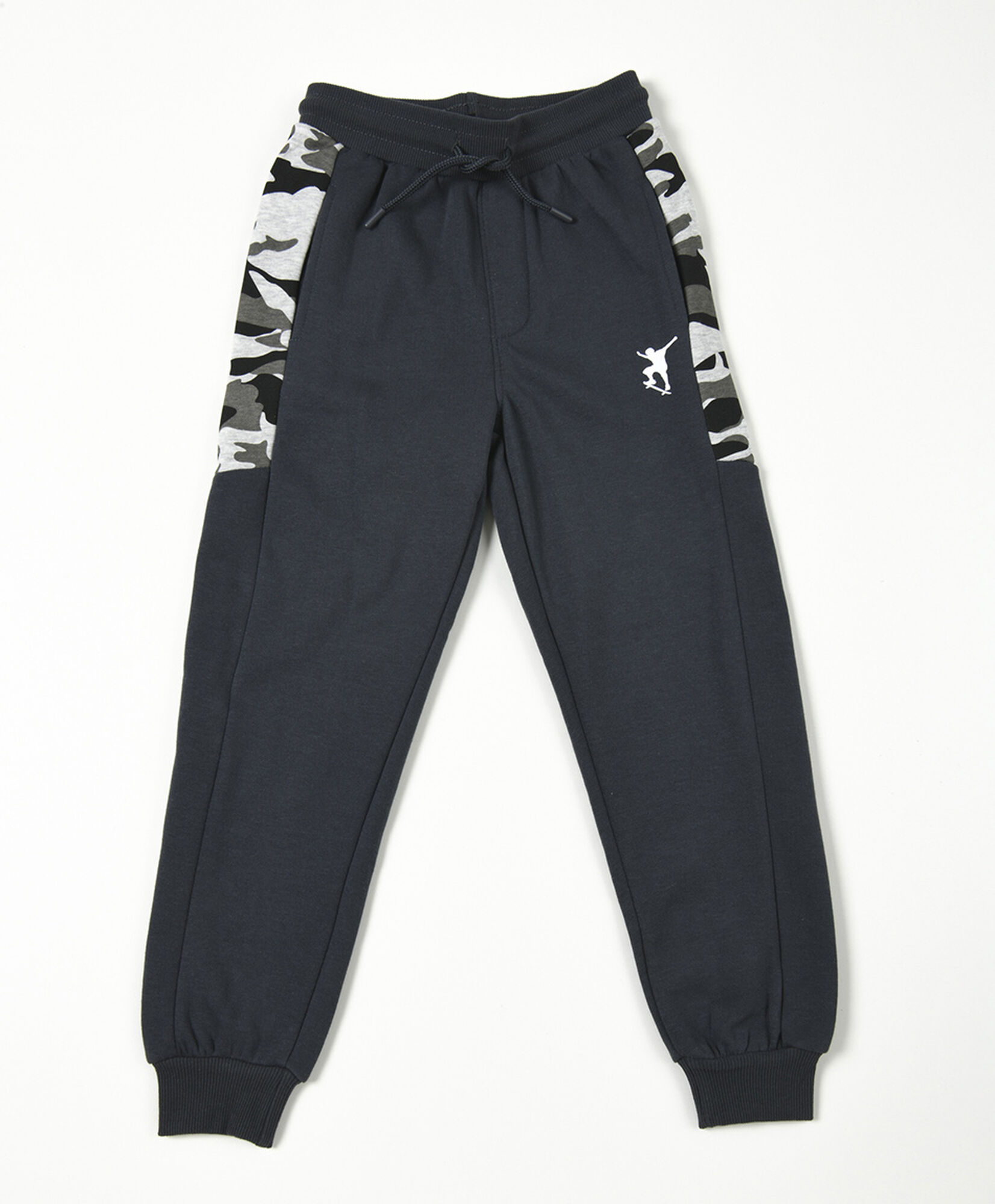 Pantalón de buzo niño camuflaje lateral Pantalón de buzo niño camuflaje lateral