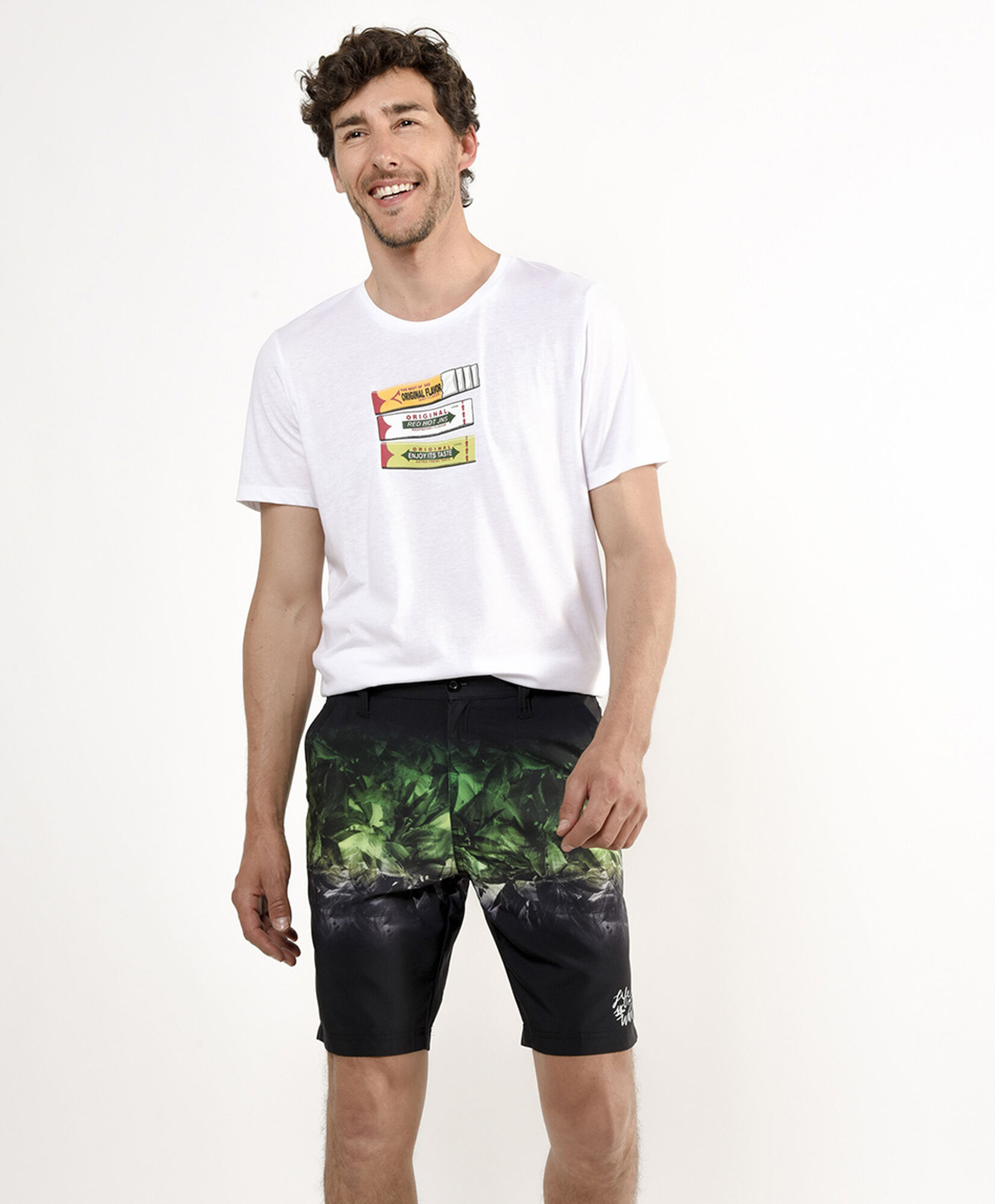 Bermuda hombre print bicolor Bermuda hombre print bicolor