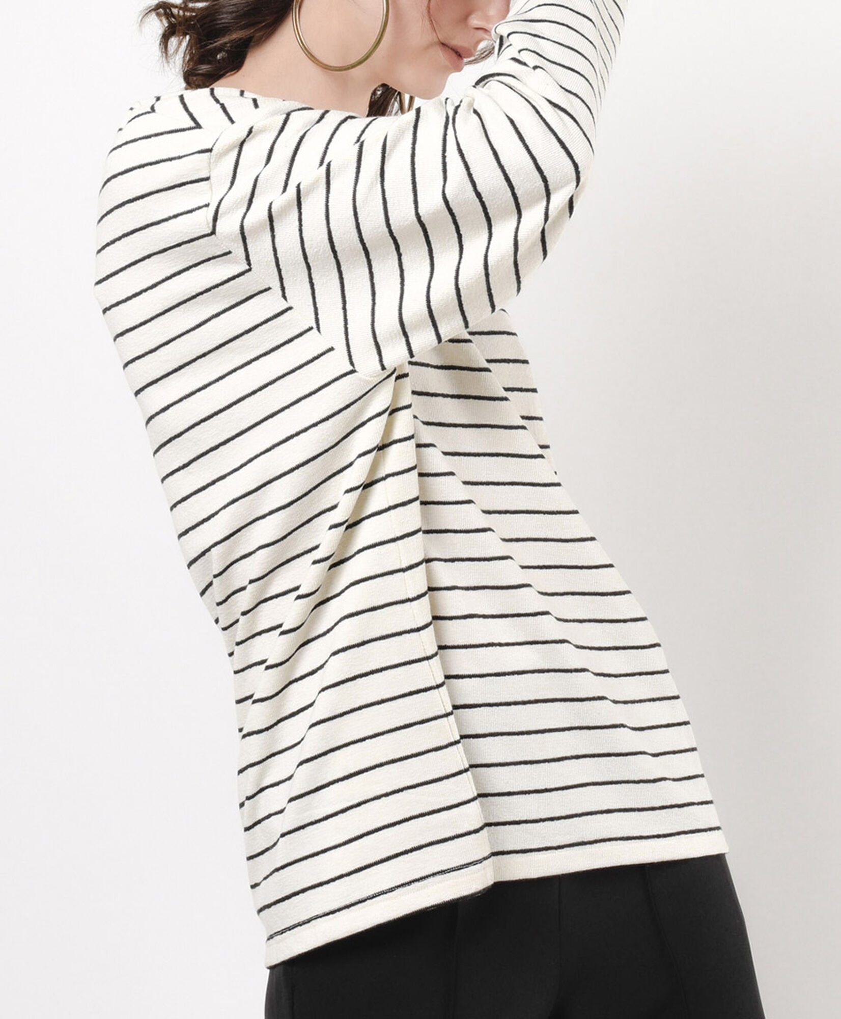Tejido mujer líneas oversize Tejido mujer líneas oversize