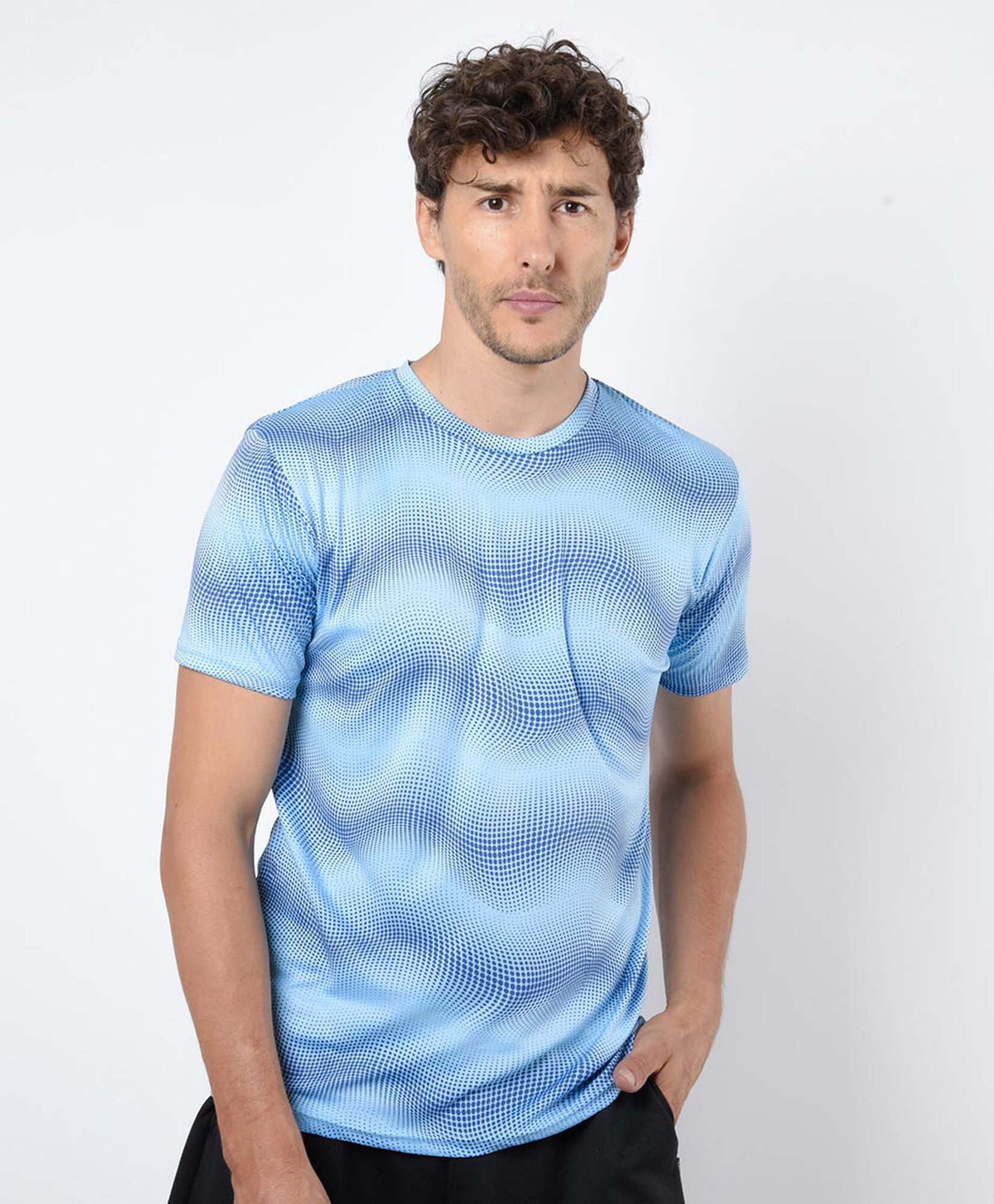 Polera deportiva hombre ondas Polera deportiva hombre ondas