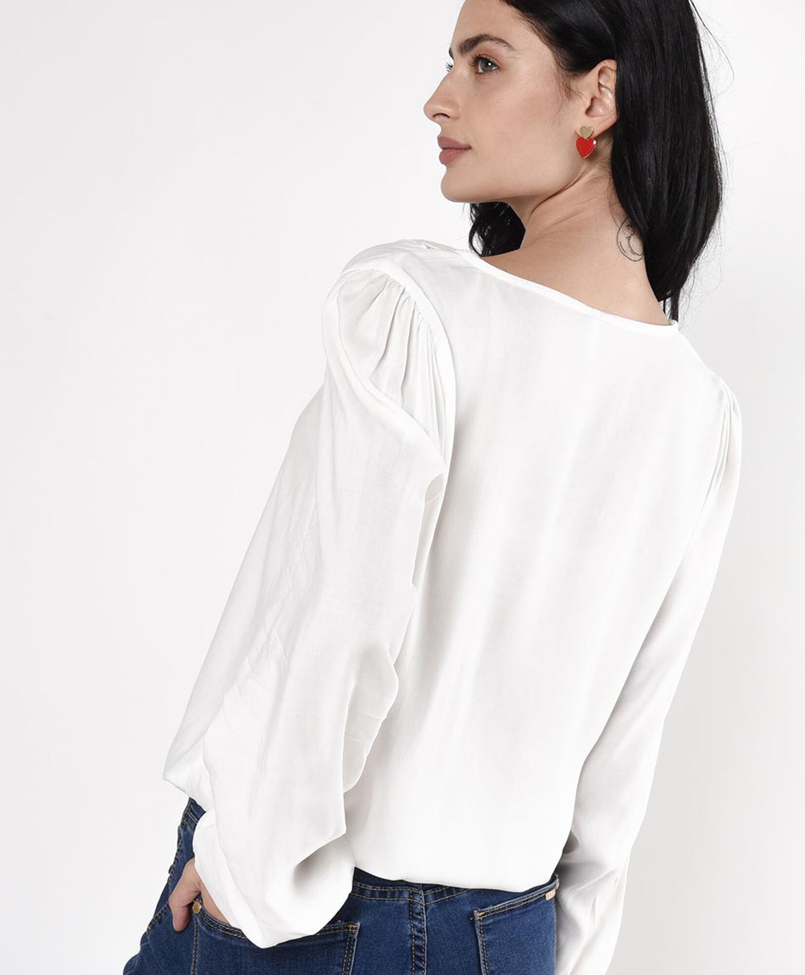 Blusa mujer detalles encaje Blusa mujer detalles encaje