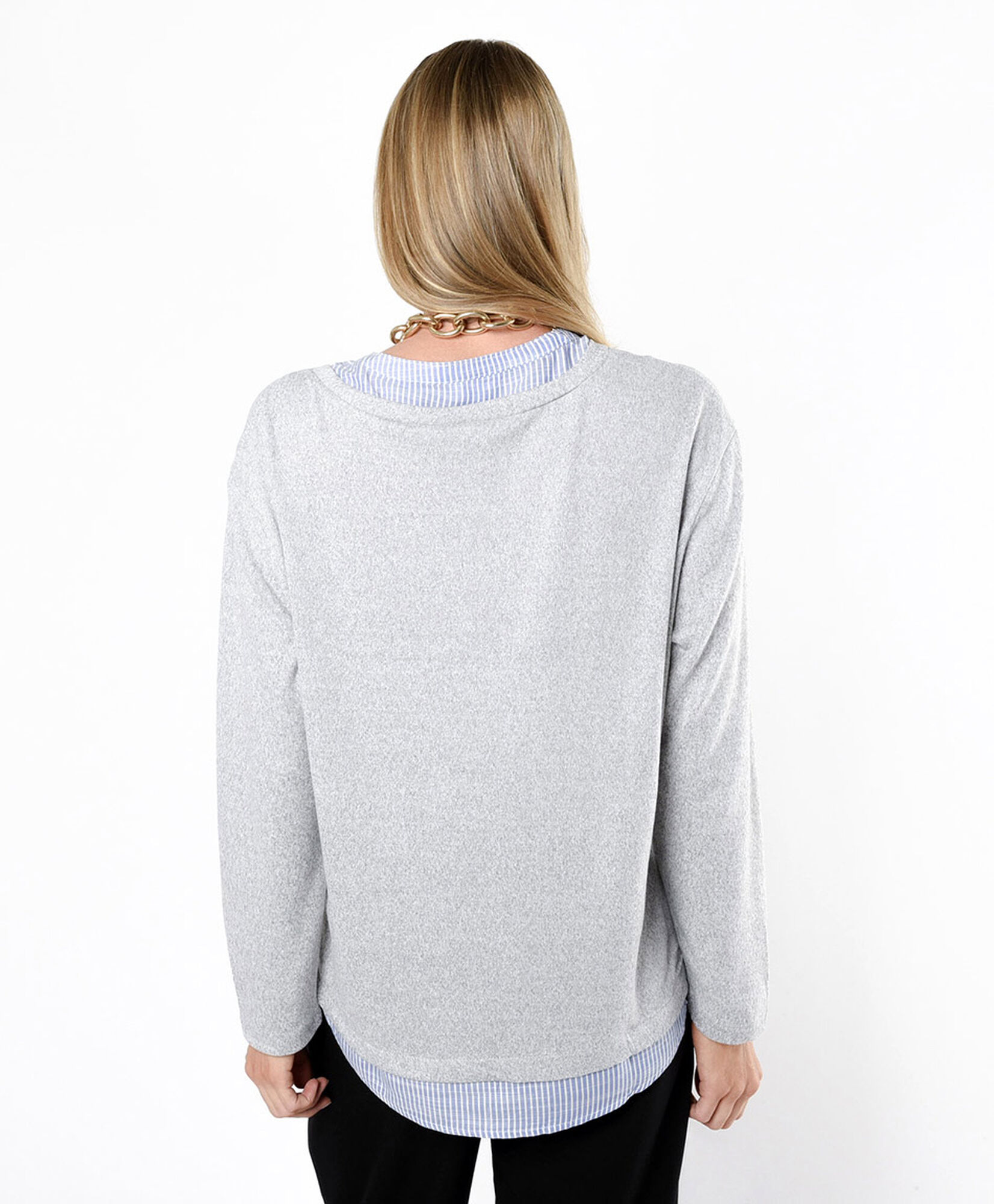 Polera mujer doble con blusa Polera mujer doble con blusa